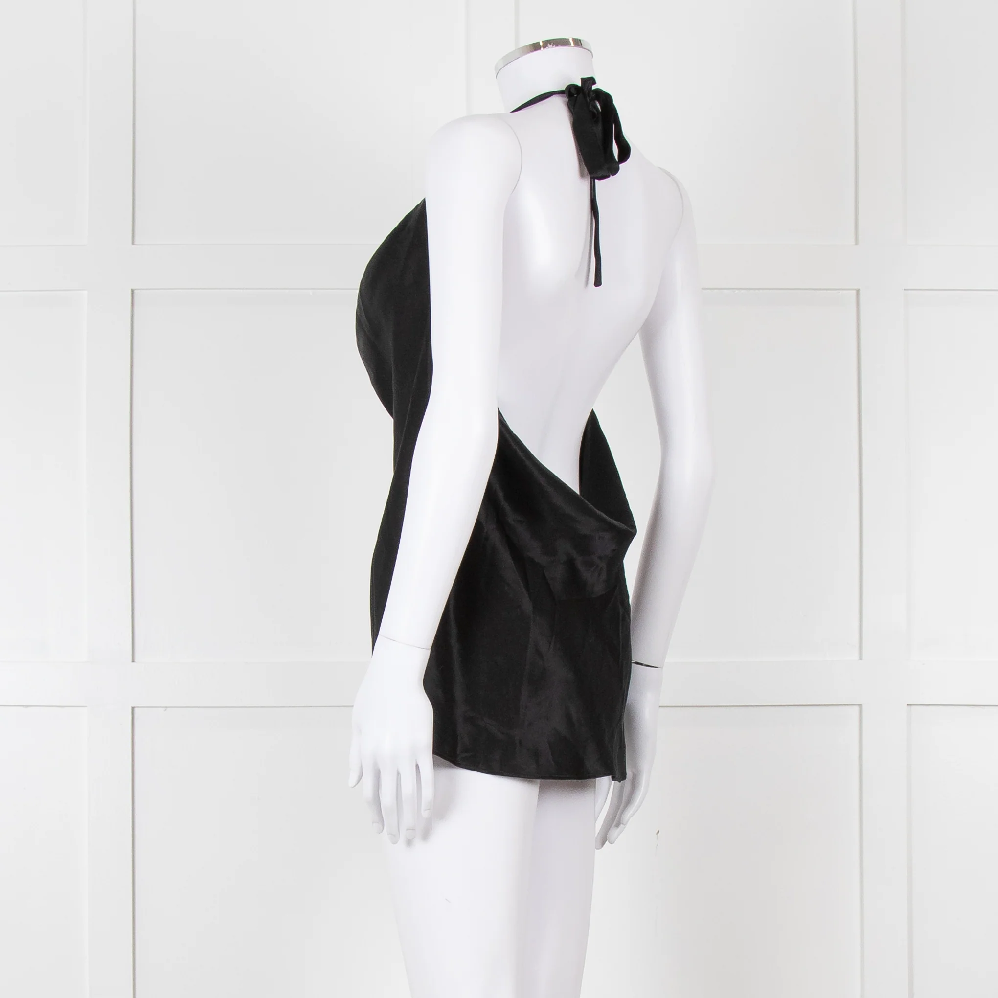 Cami NYC Black Silk and Lace Halterneck Camisole - Image 6