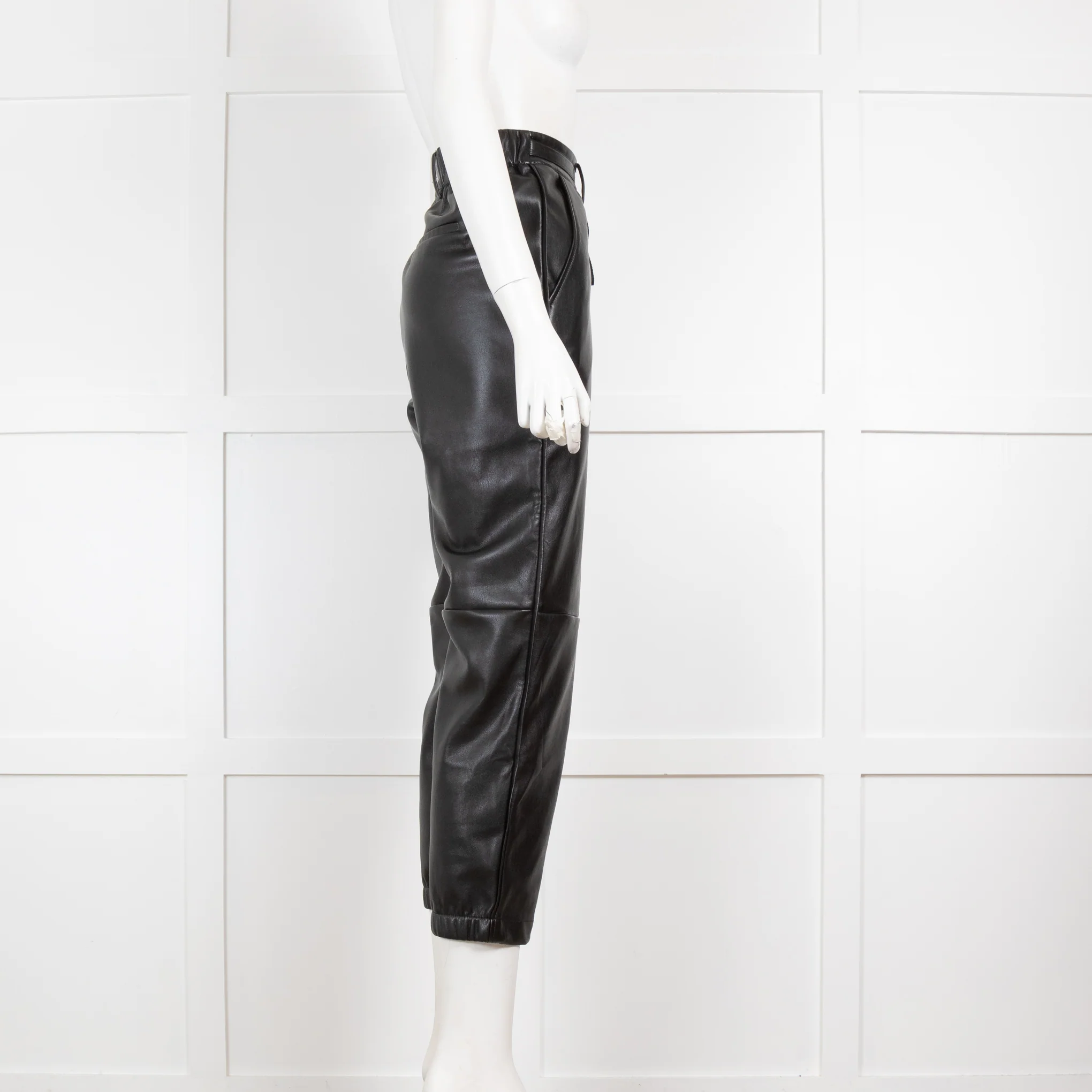Cami NYC Faux Leather Black Trousers - Image 2