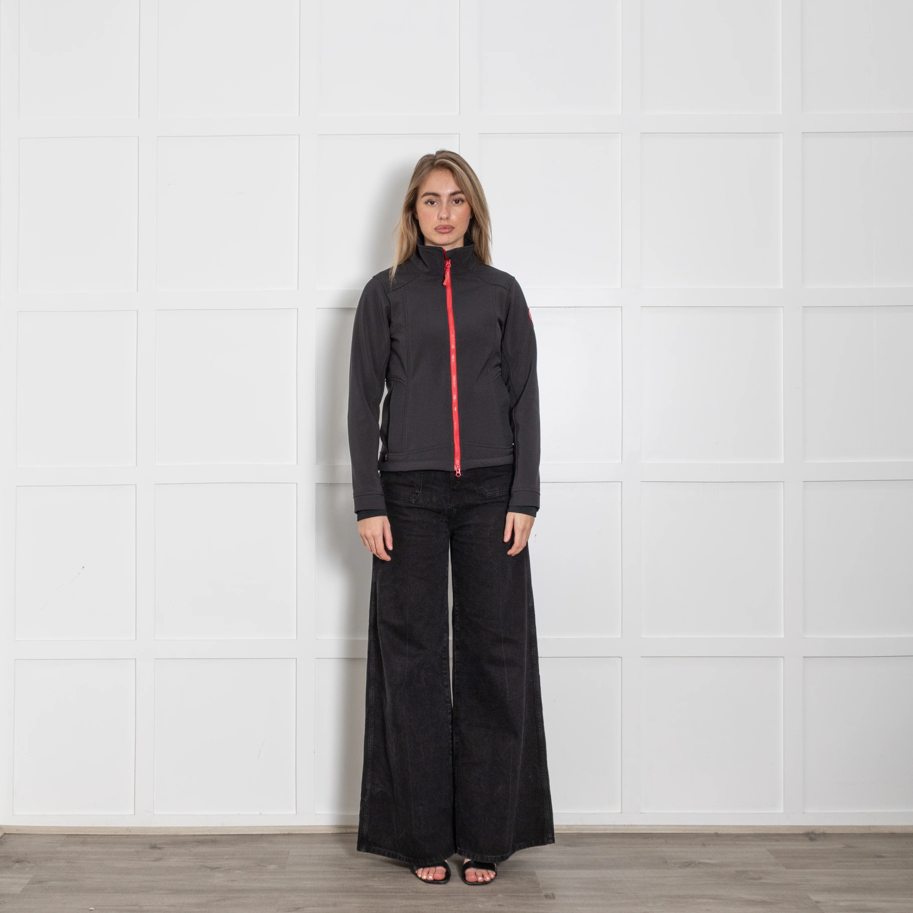 Canada Goose Black Fleece Lined Zip-Up Jacket