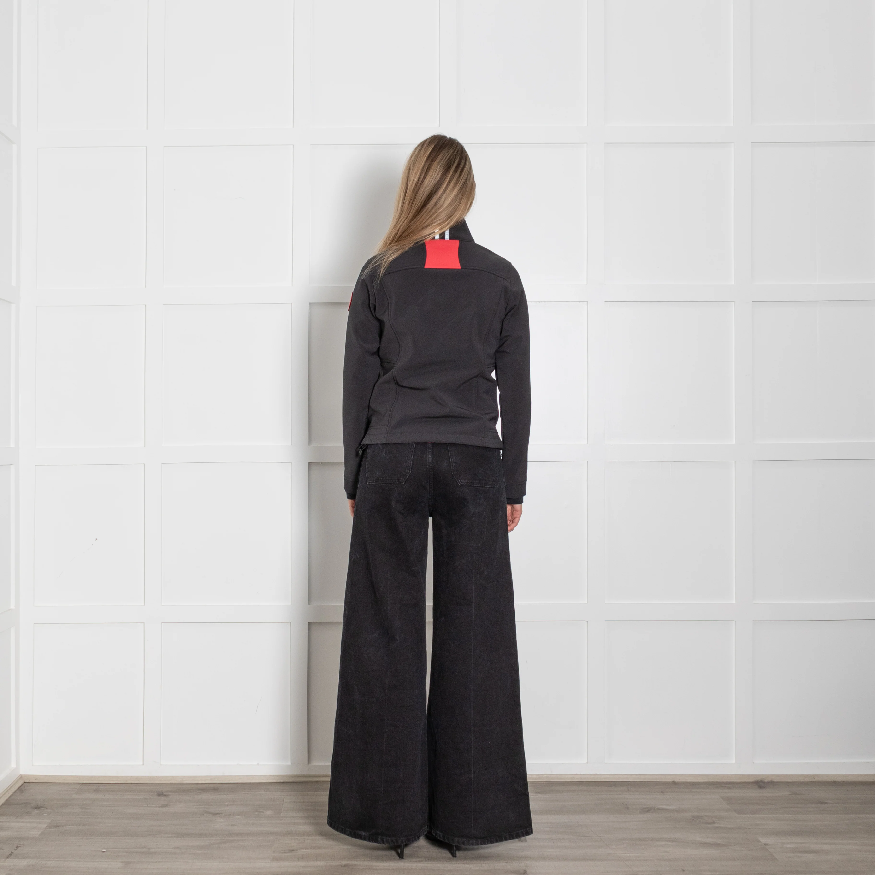 Canada Goose Black Fleece Lined Zip-Up Jacket - Image 5