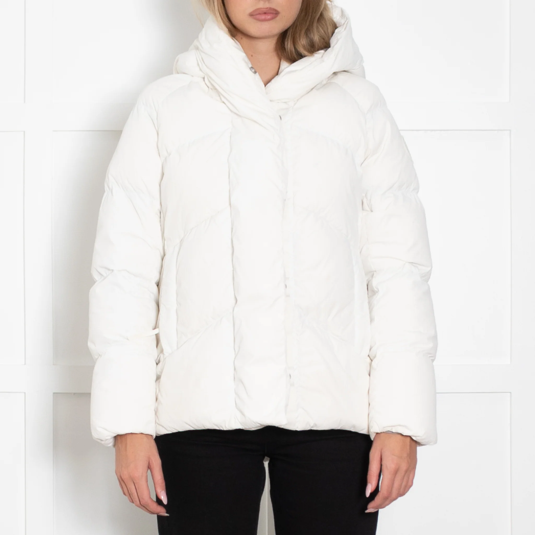 Canada Goose White Puffer Jacket - Image 2