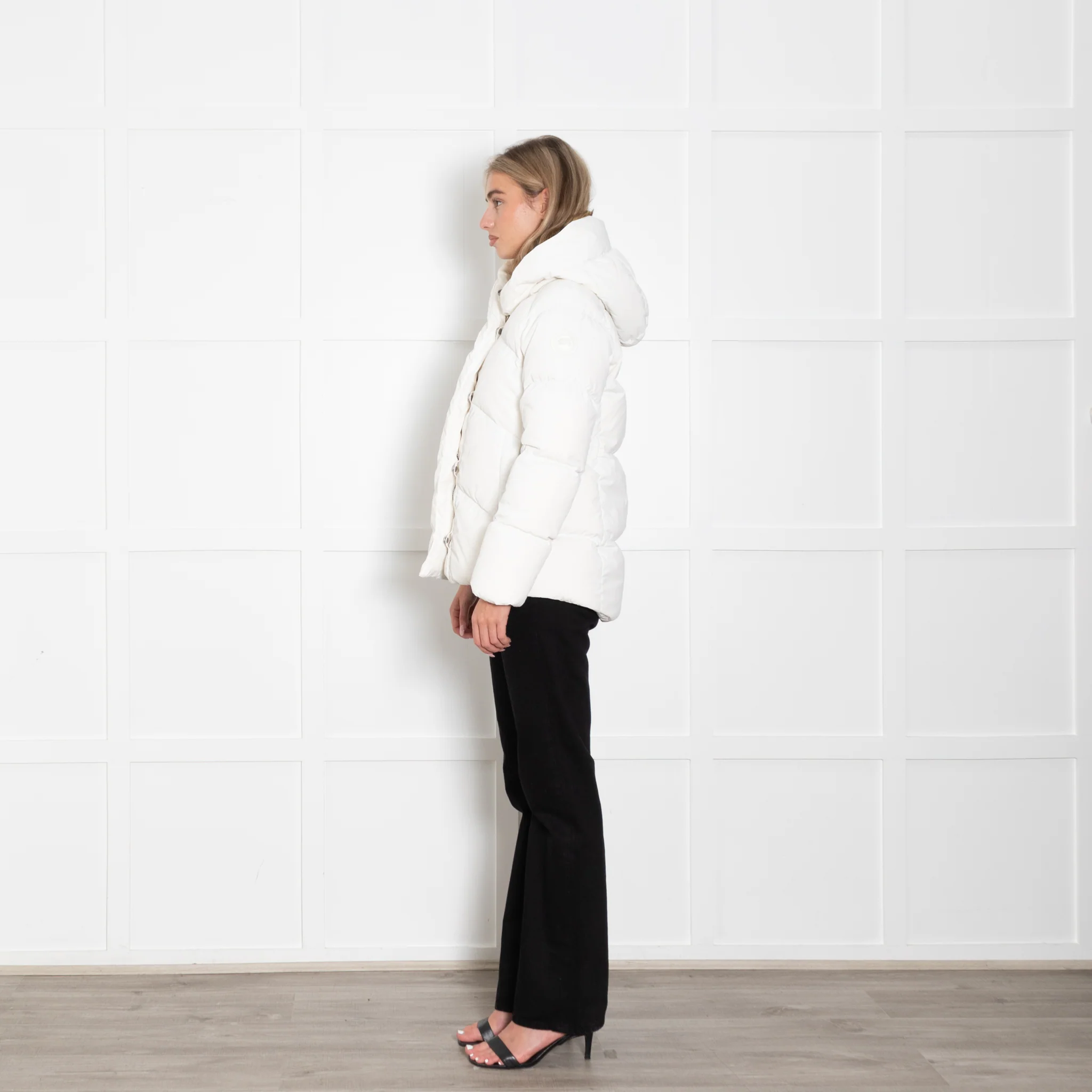 Canada Goose White Puffer Jacket - Image 4