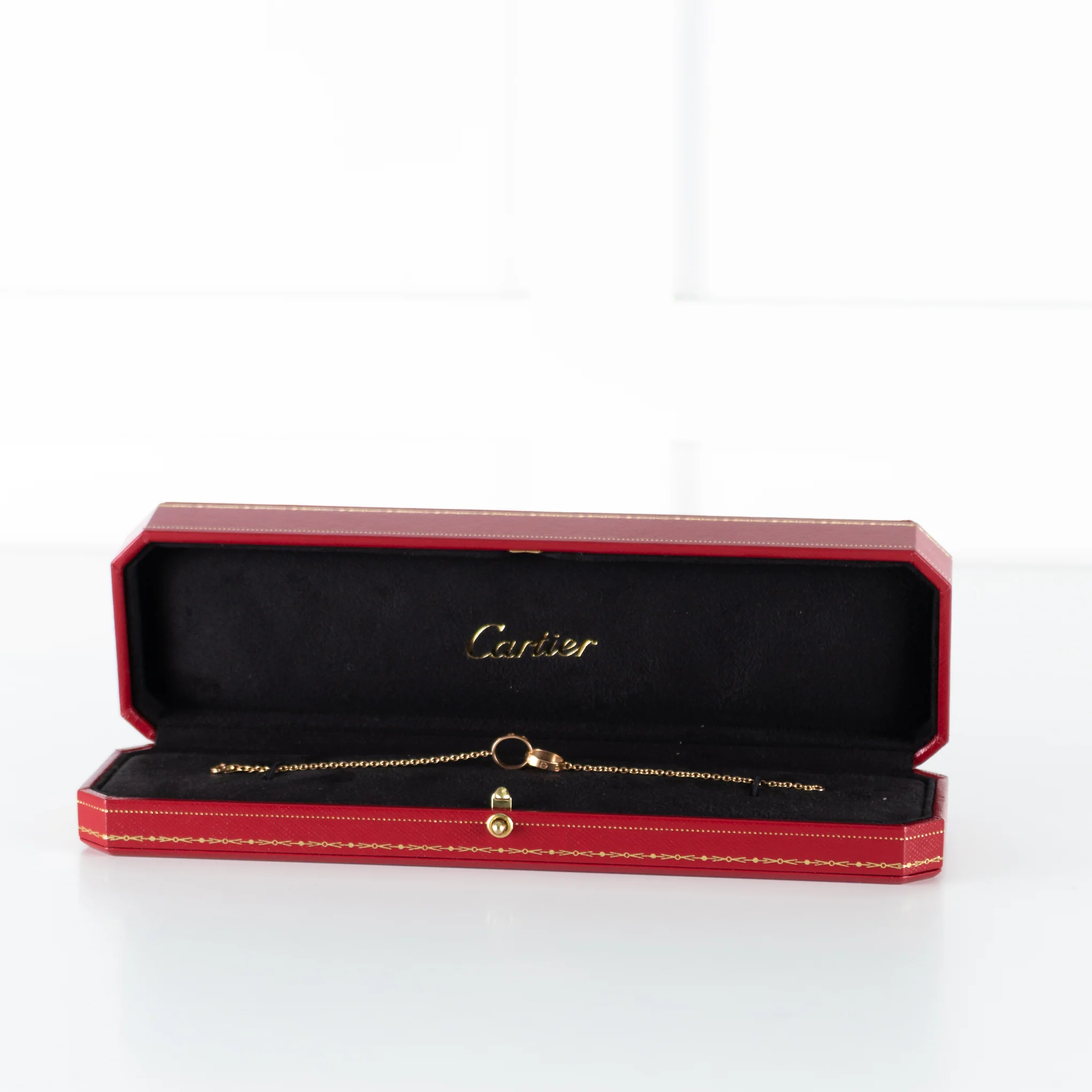 Cartier Rose Gold Love Chain Bracelet - Image 7