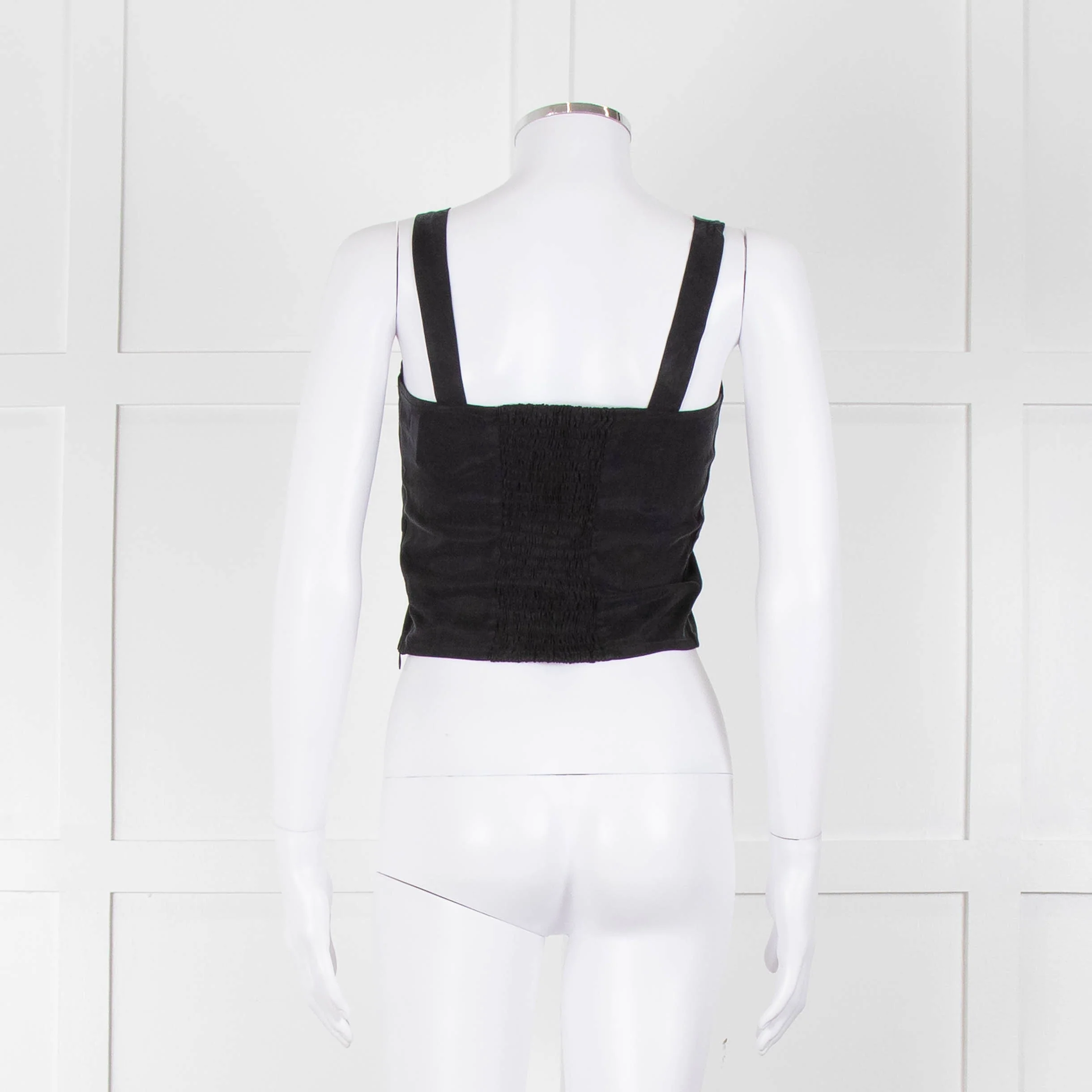 Casa Raki Black Twist Front Crop Top - Image 5