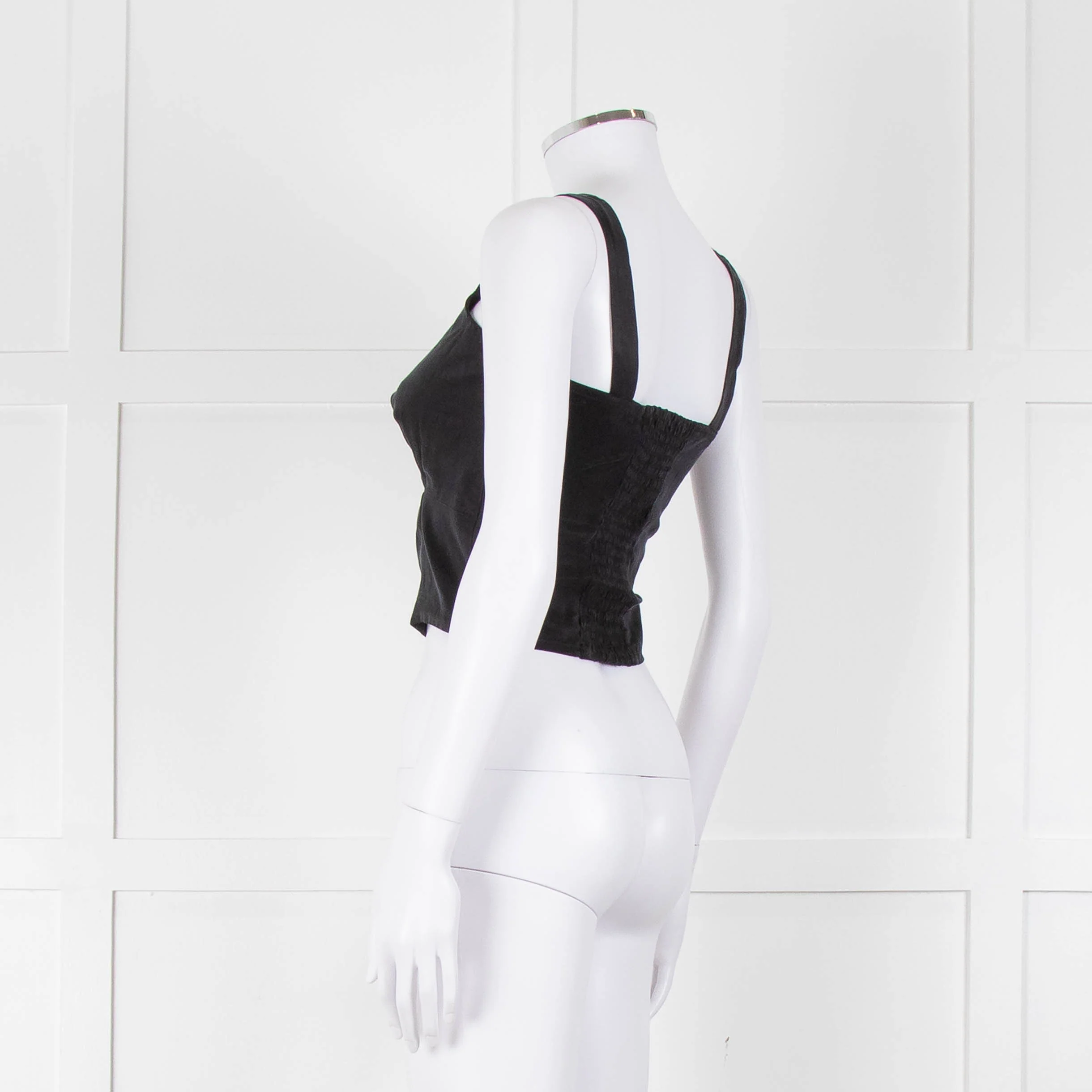 Casa Raki Black Twist Front Crop Top - Image 6