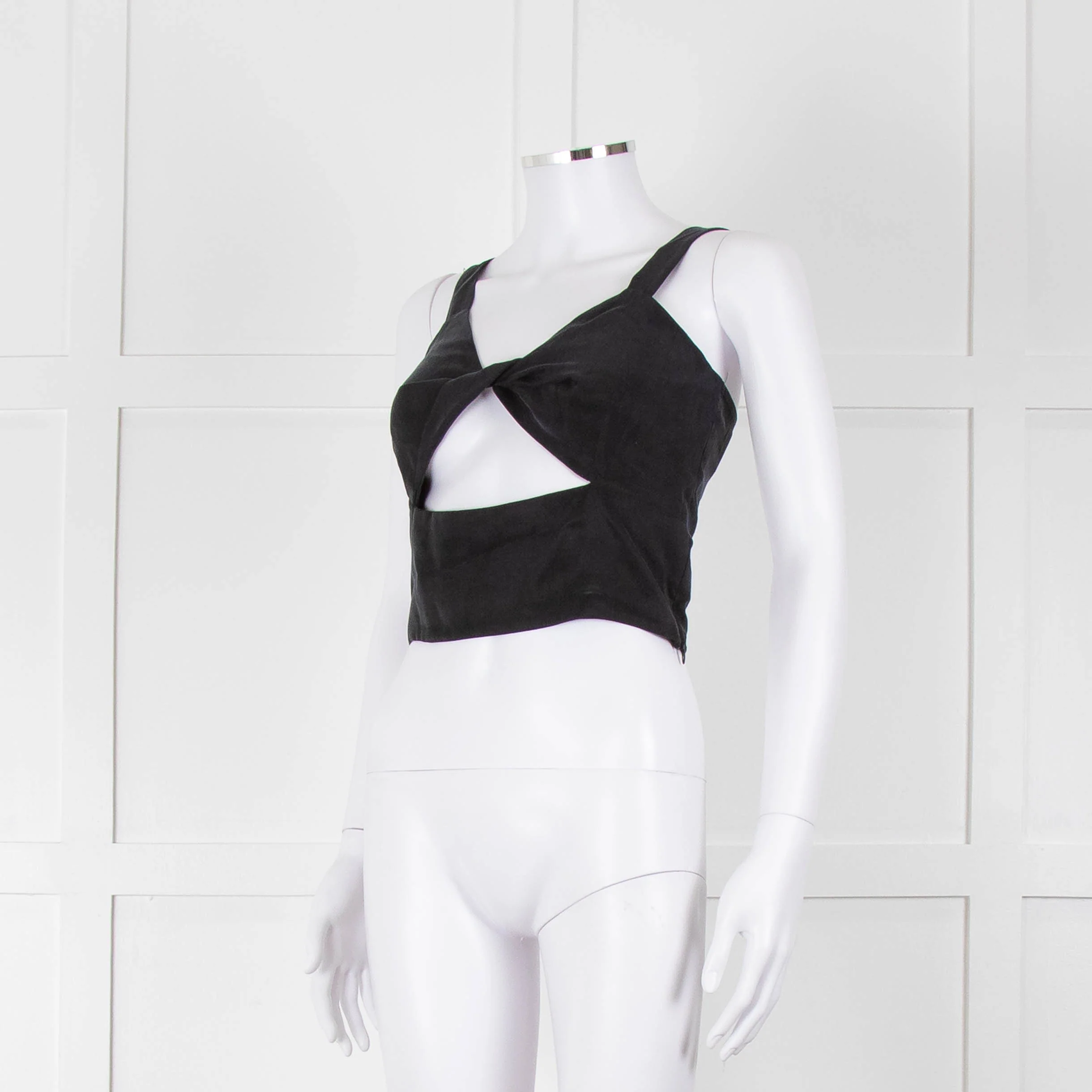 Casa Raki Black Twist Front Crop Top - Image 8