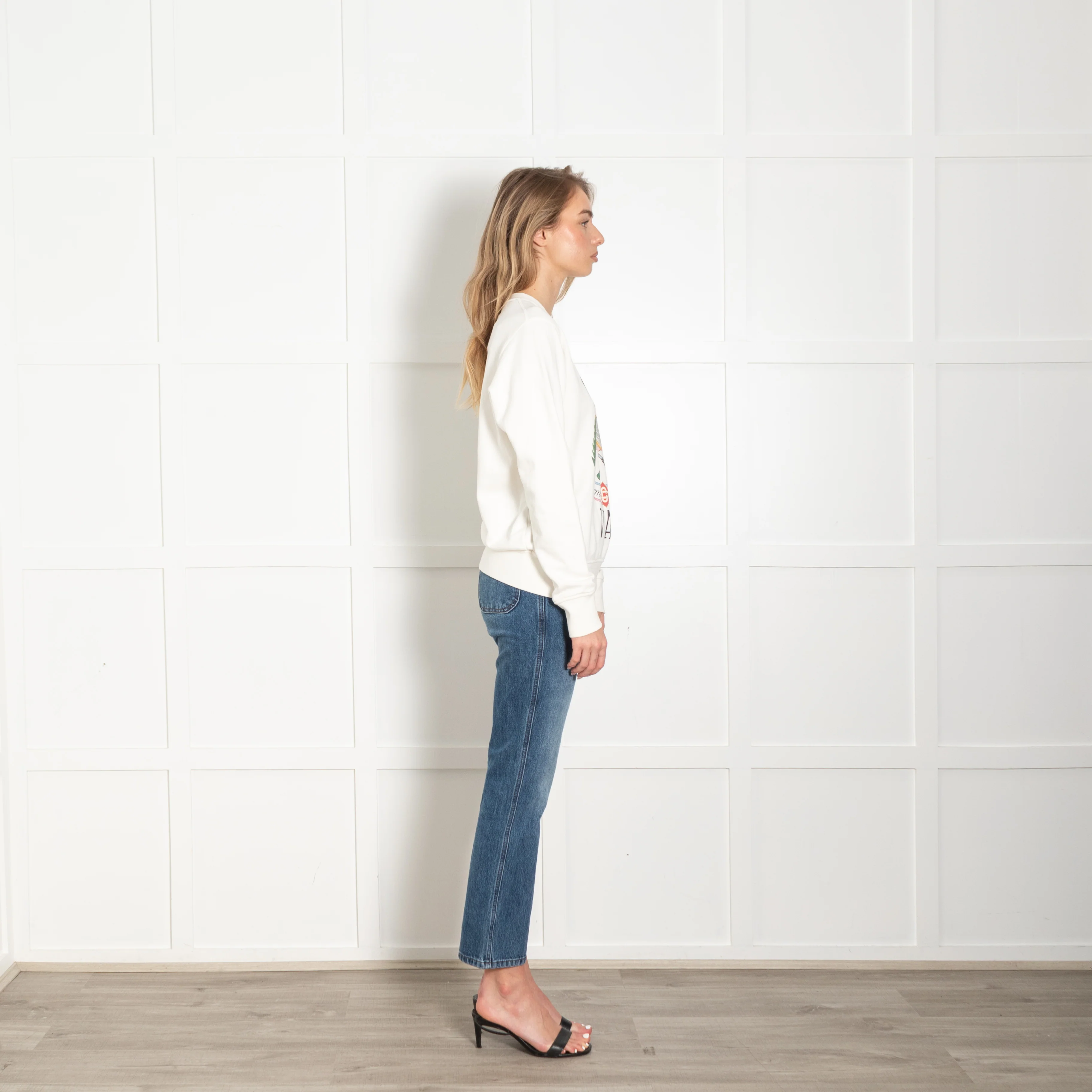 Casablanca Sportif Casa Way White Sweatshirt - Image 6