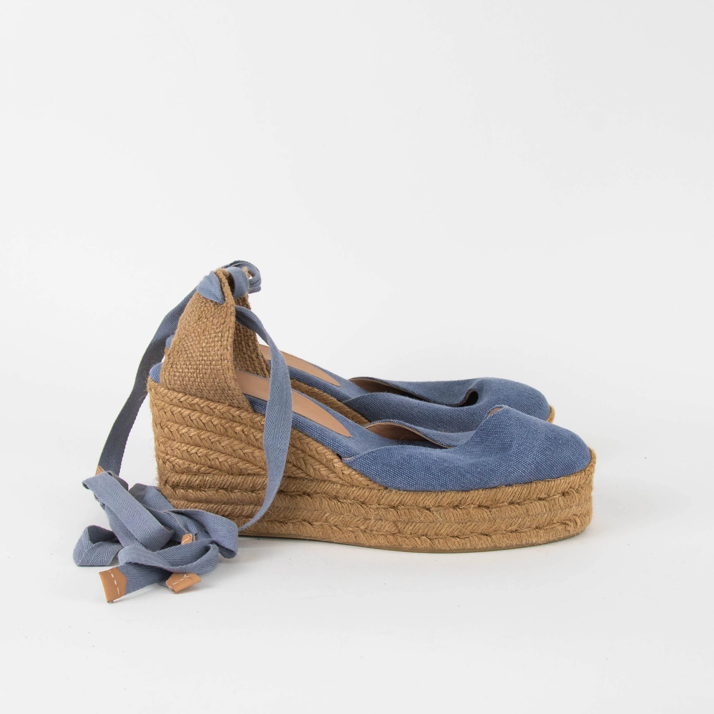 Castaner Denim Blue Espadrille - Image 5
