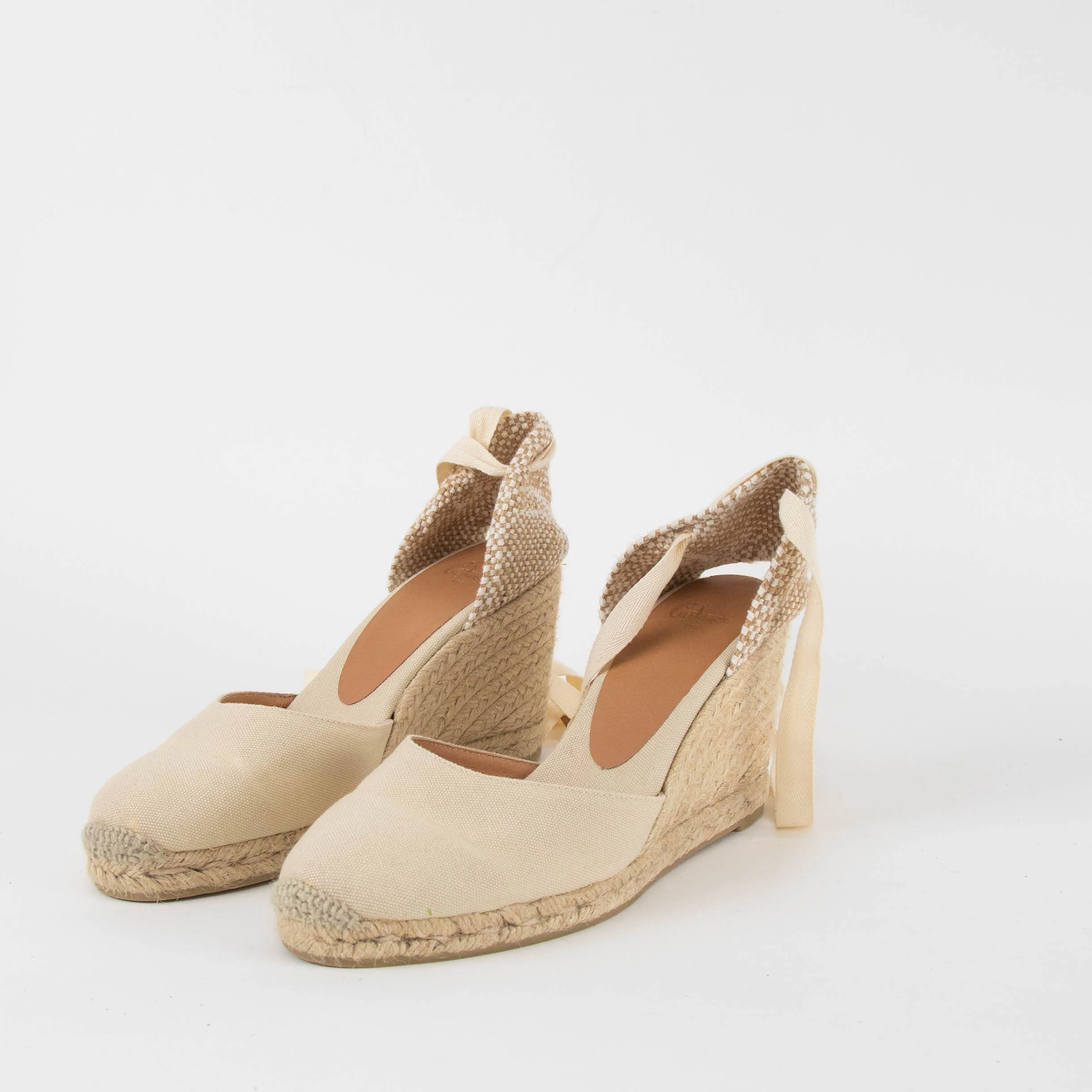 Castaner Ivory Cloth Espadrilles - Image 2