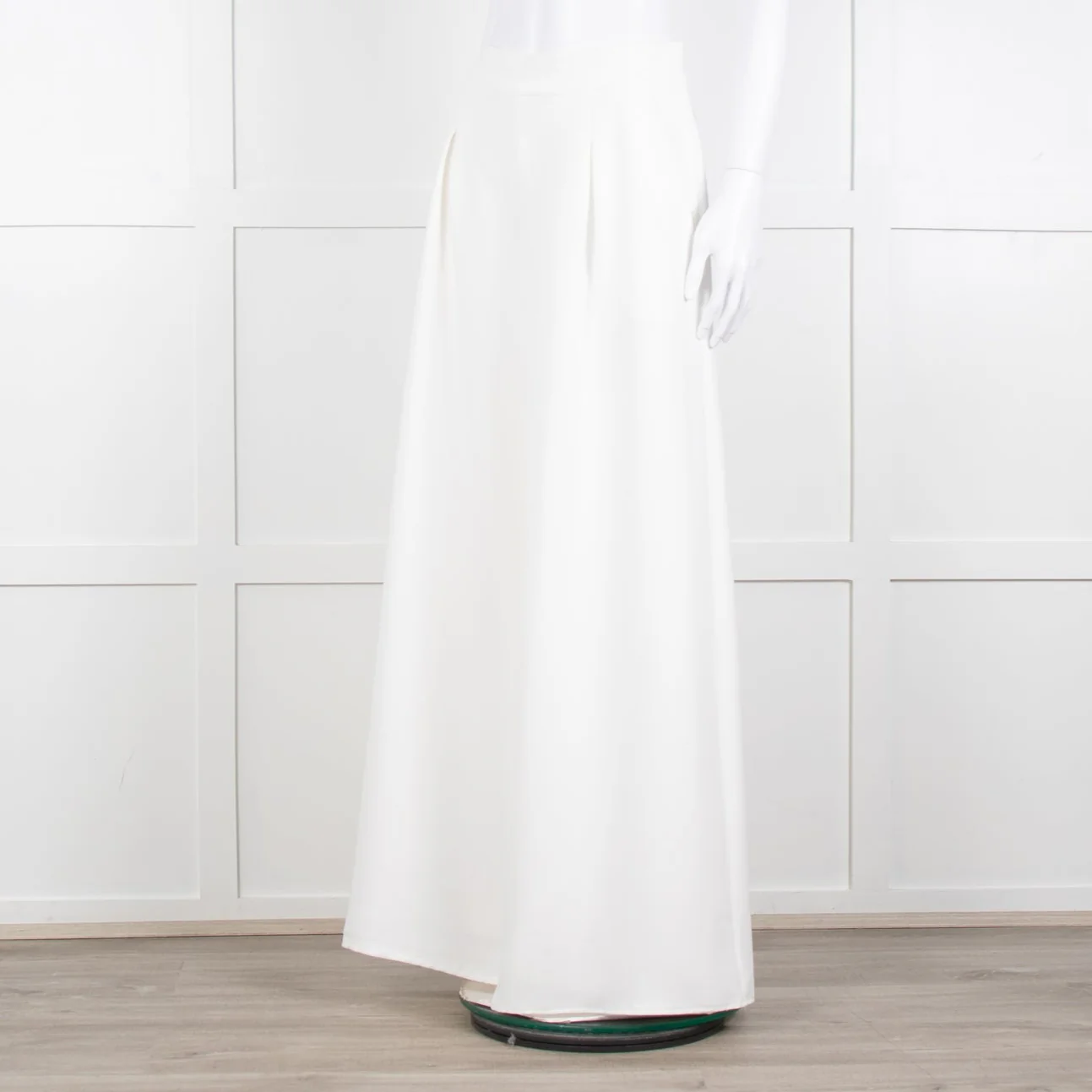 Catherine Deane White Tailored Wide Leg Trousers - Image 2