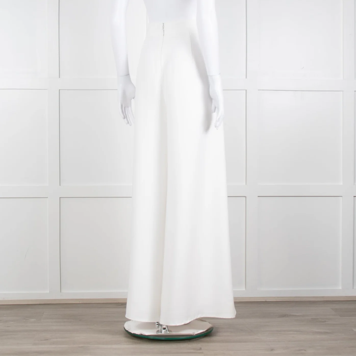 Catherine Deane White Tailored Wide Leg Trousers - Image 6