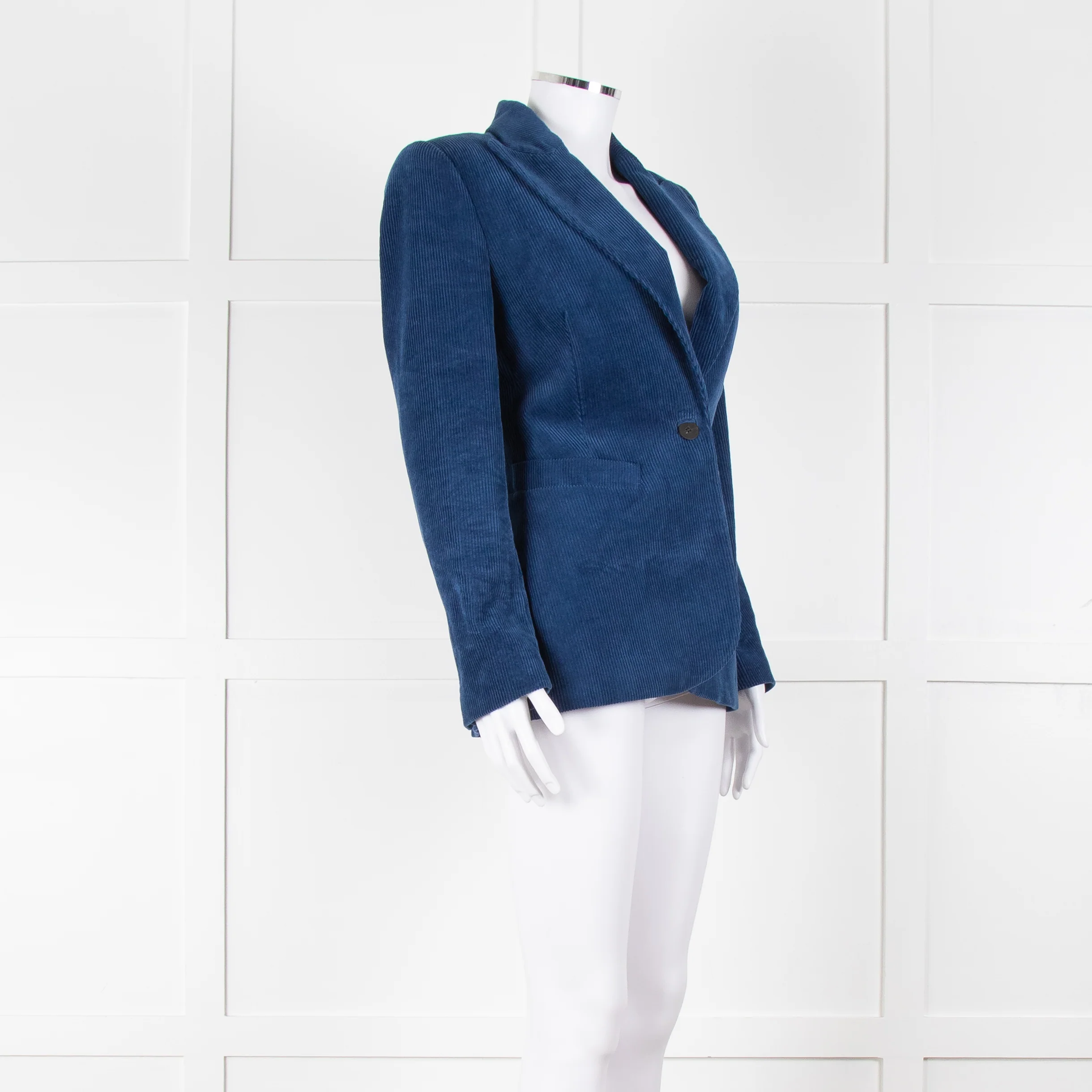 Cefinn Blue Corduroy Blazer Jacket - Image 2