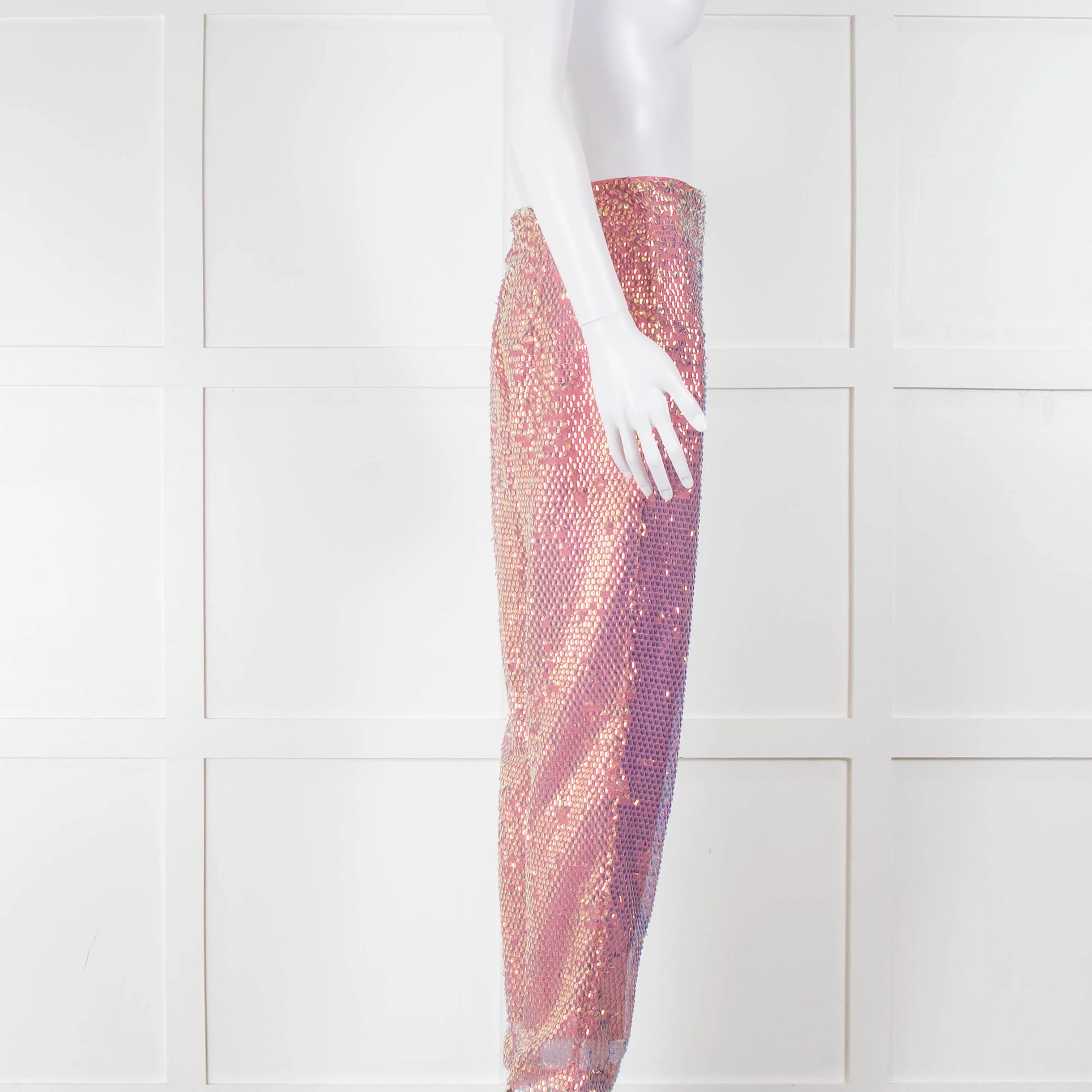 Celia B Pink Sequin Trousers - Image 3