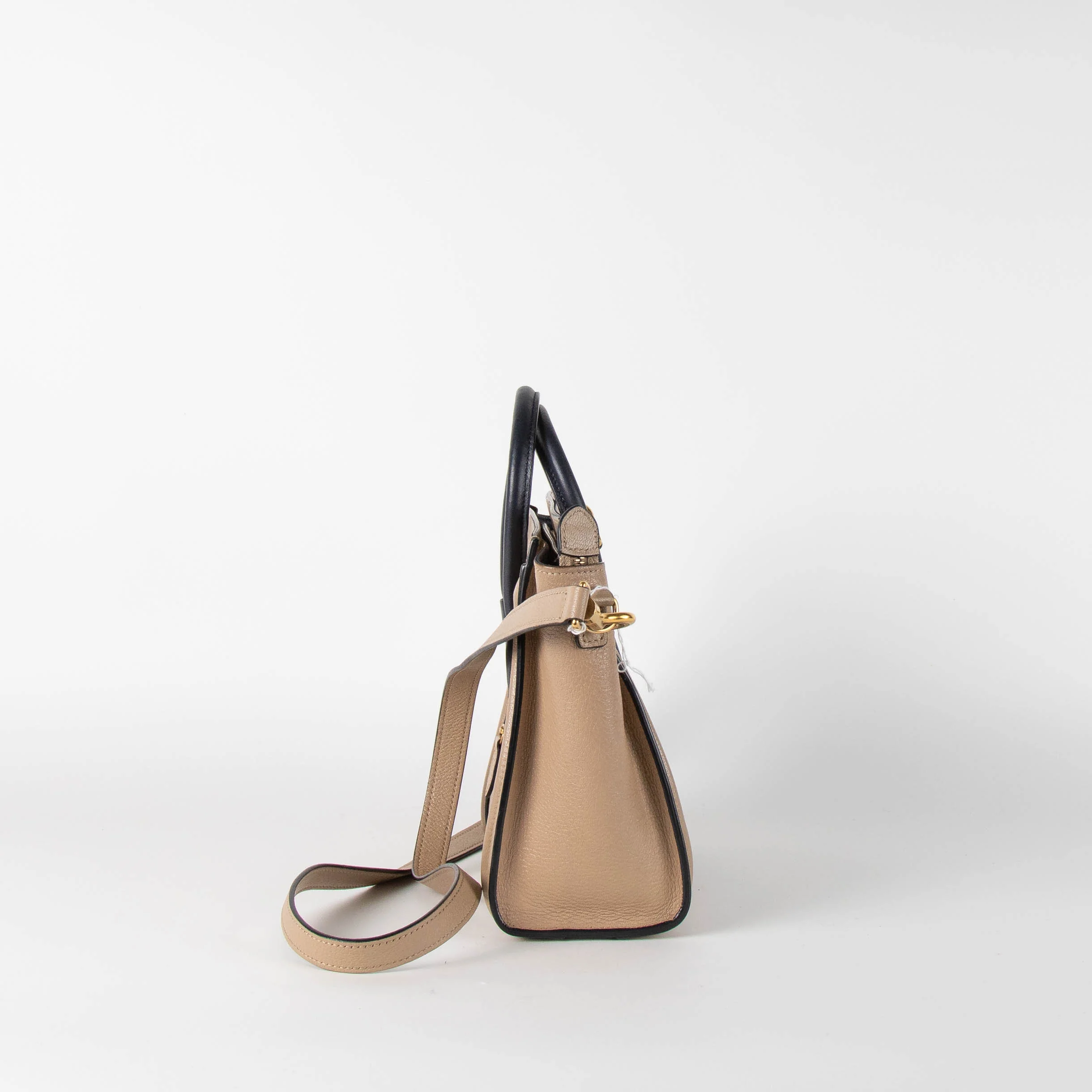 Celine Beige Leather Nano Luggage Bag - Image 5