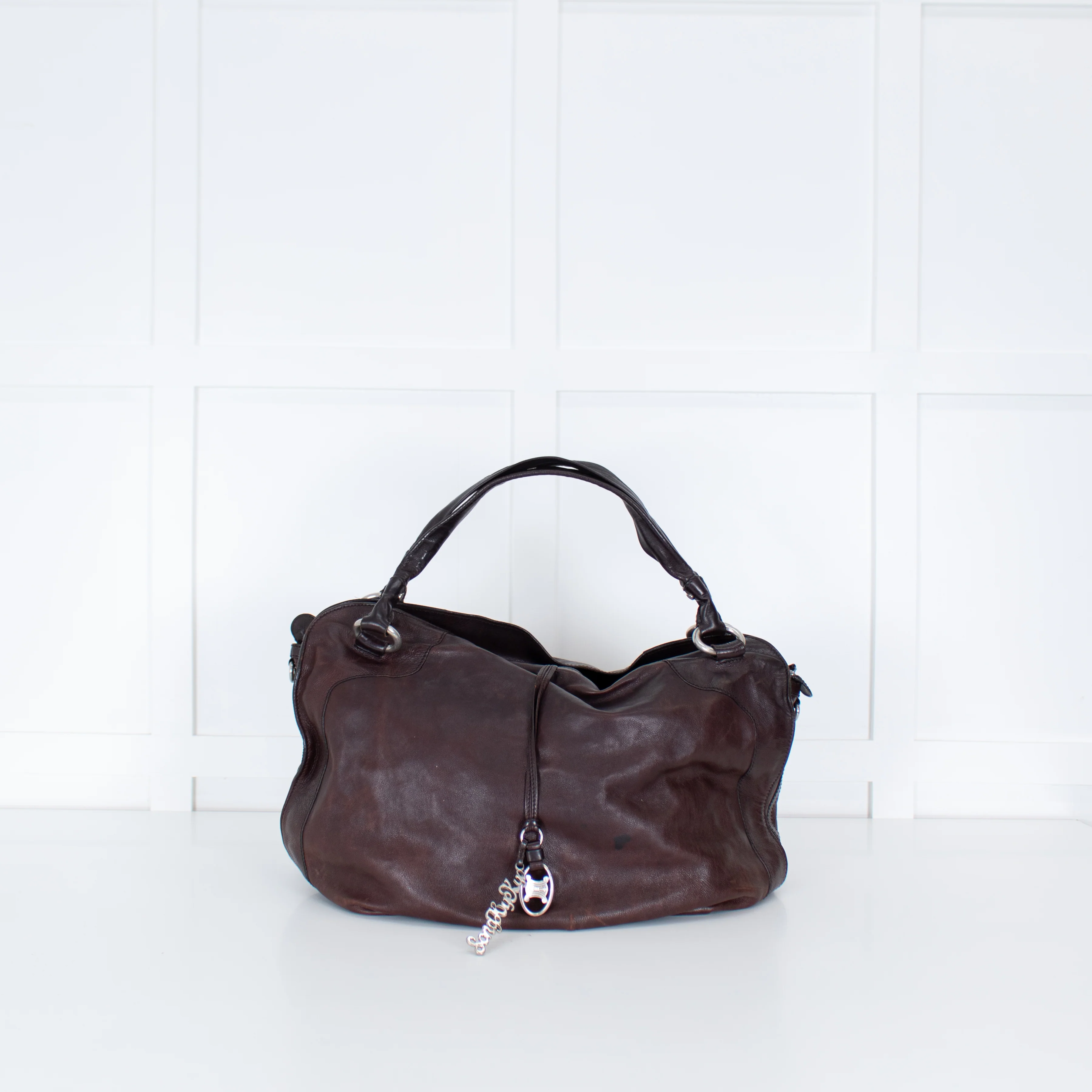 Celine Brown Leather Bittersweet Extra Large Bag - Image 5