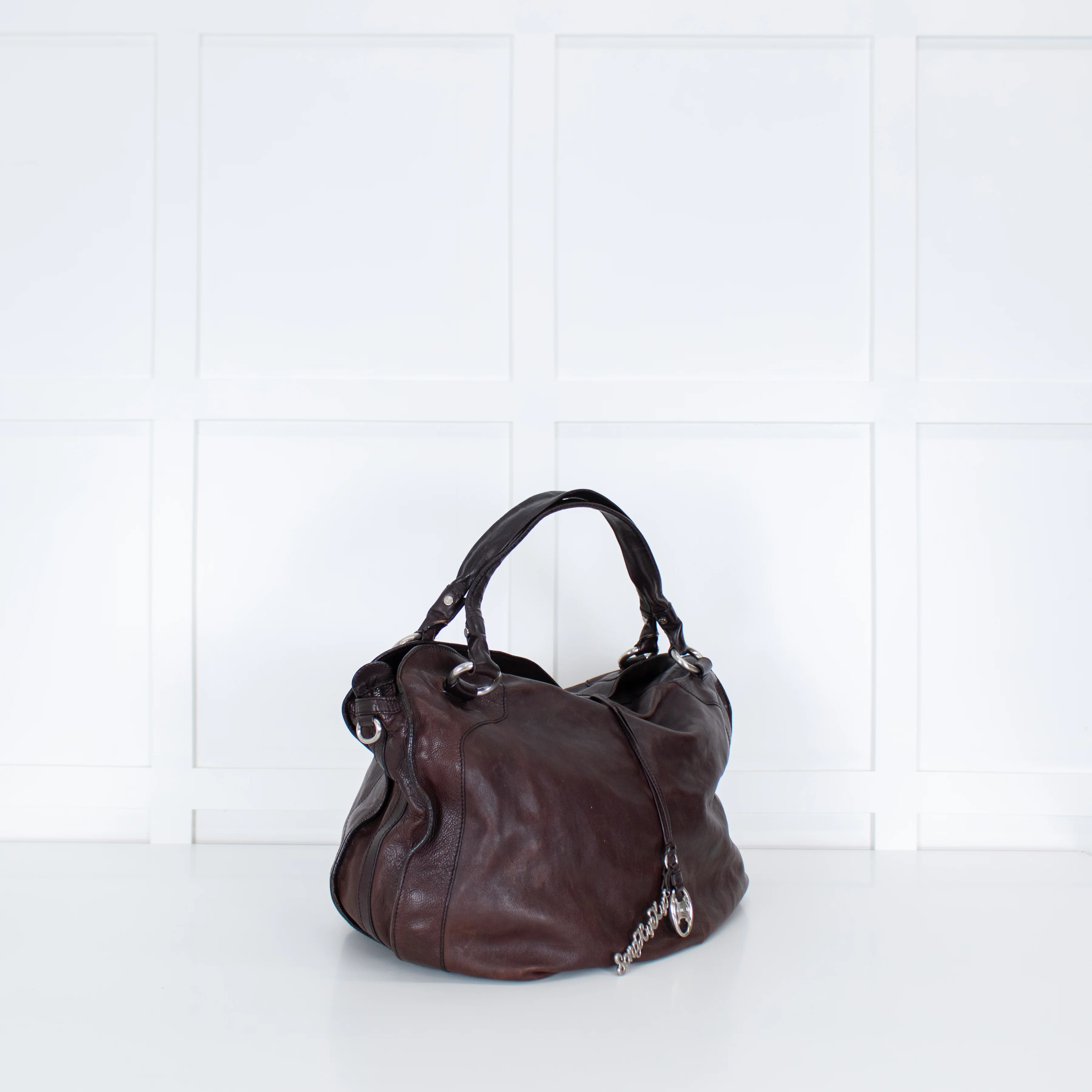 Celine Brown Leather Bittersweet Extra Large Bag - Image 6