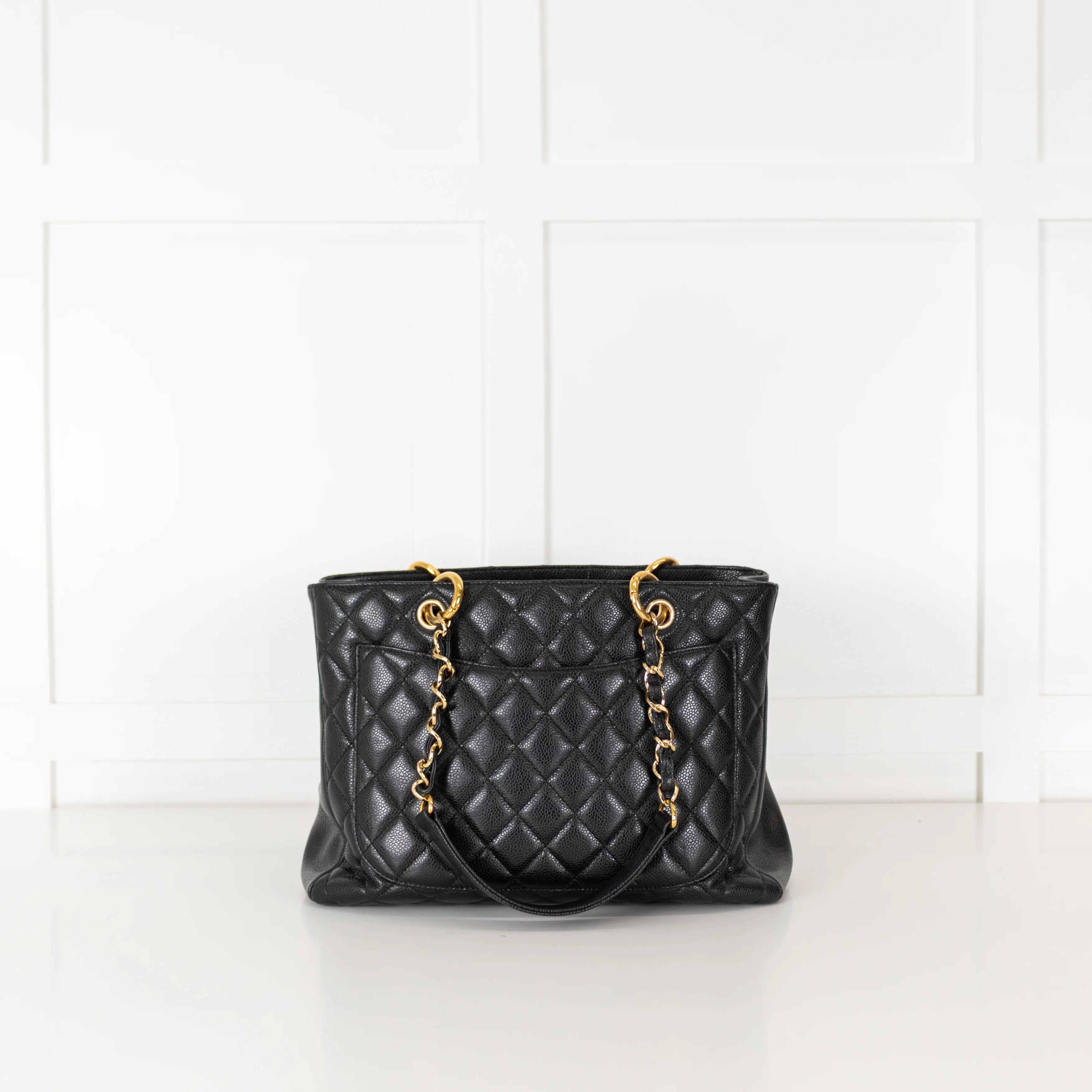 Chanel Black Caviar GST Tote Bag - Image 8