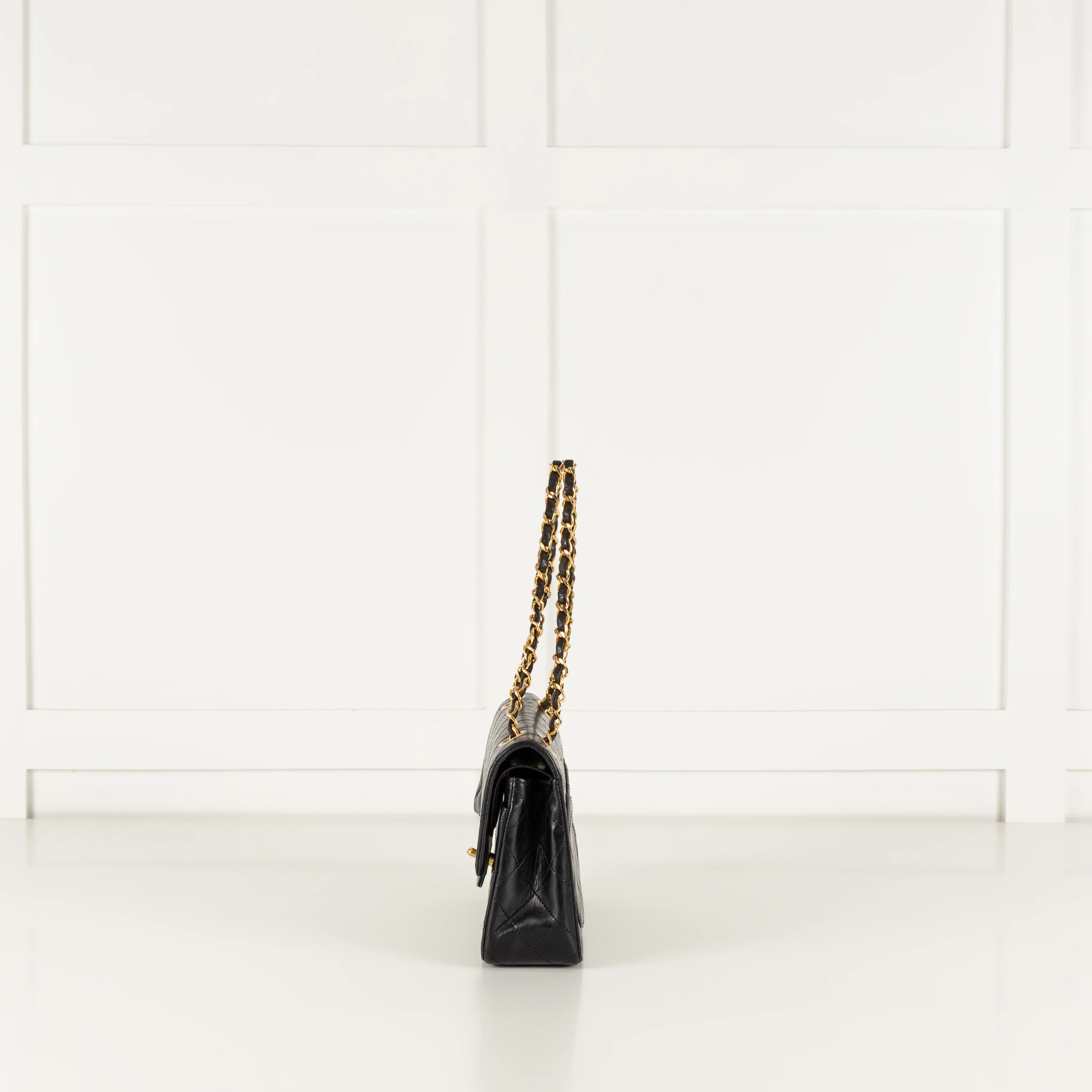 Chanel Black Vintage Small Double Flap Bag - Image 5
