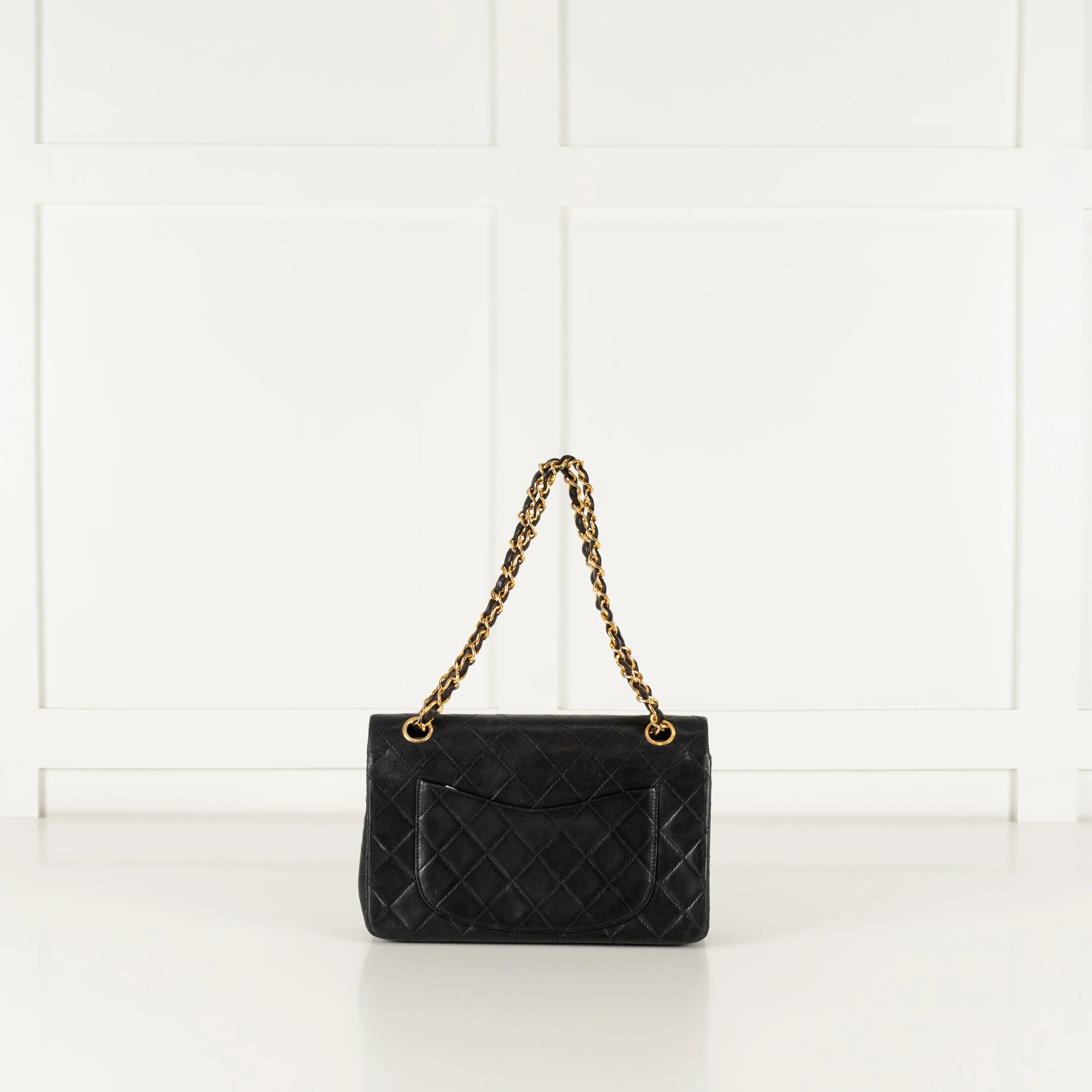 Chanel Black Vintage Small Double Flap Bag - Image 7