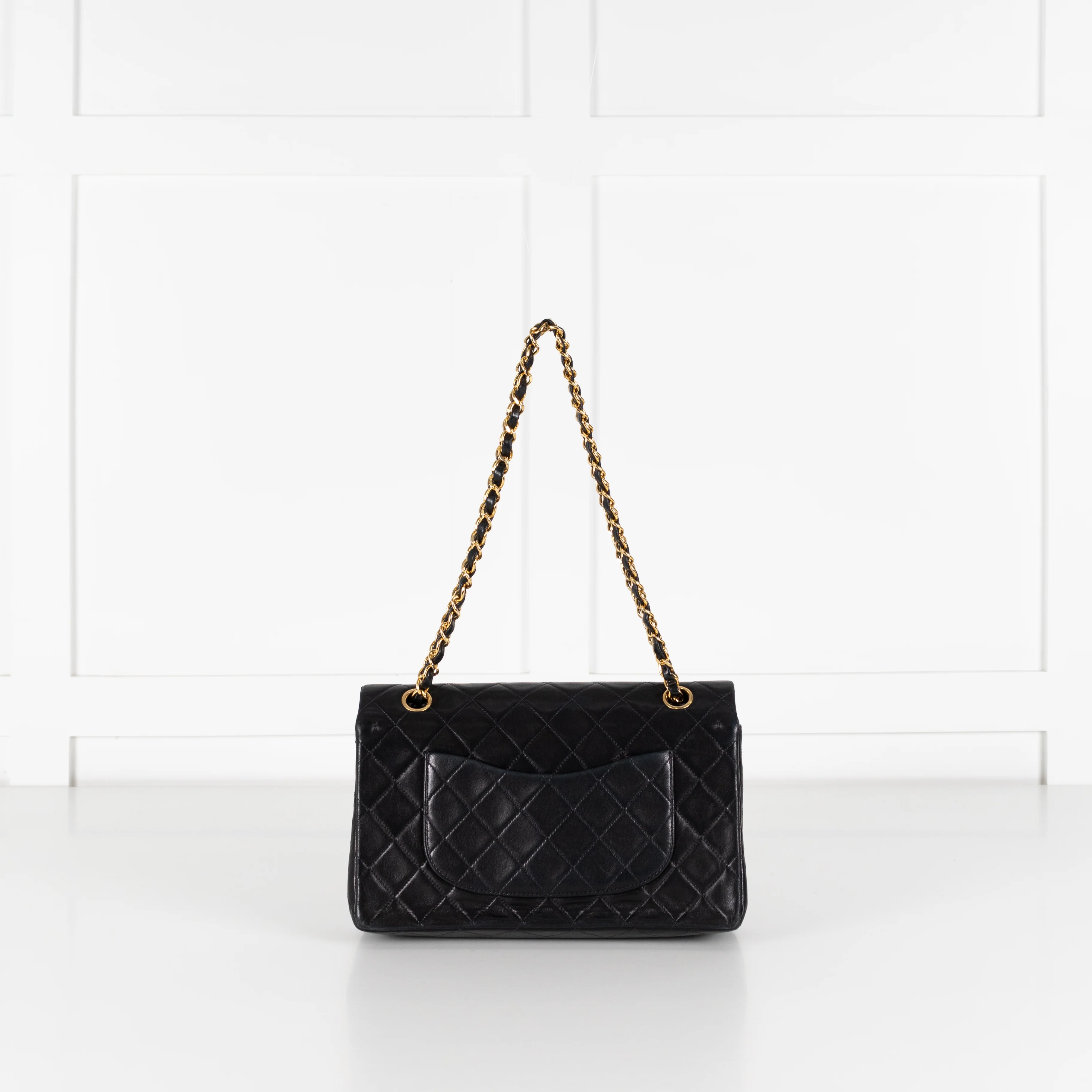 Chanel Black Lambskin Vintage Medium Double Flap - Image 5