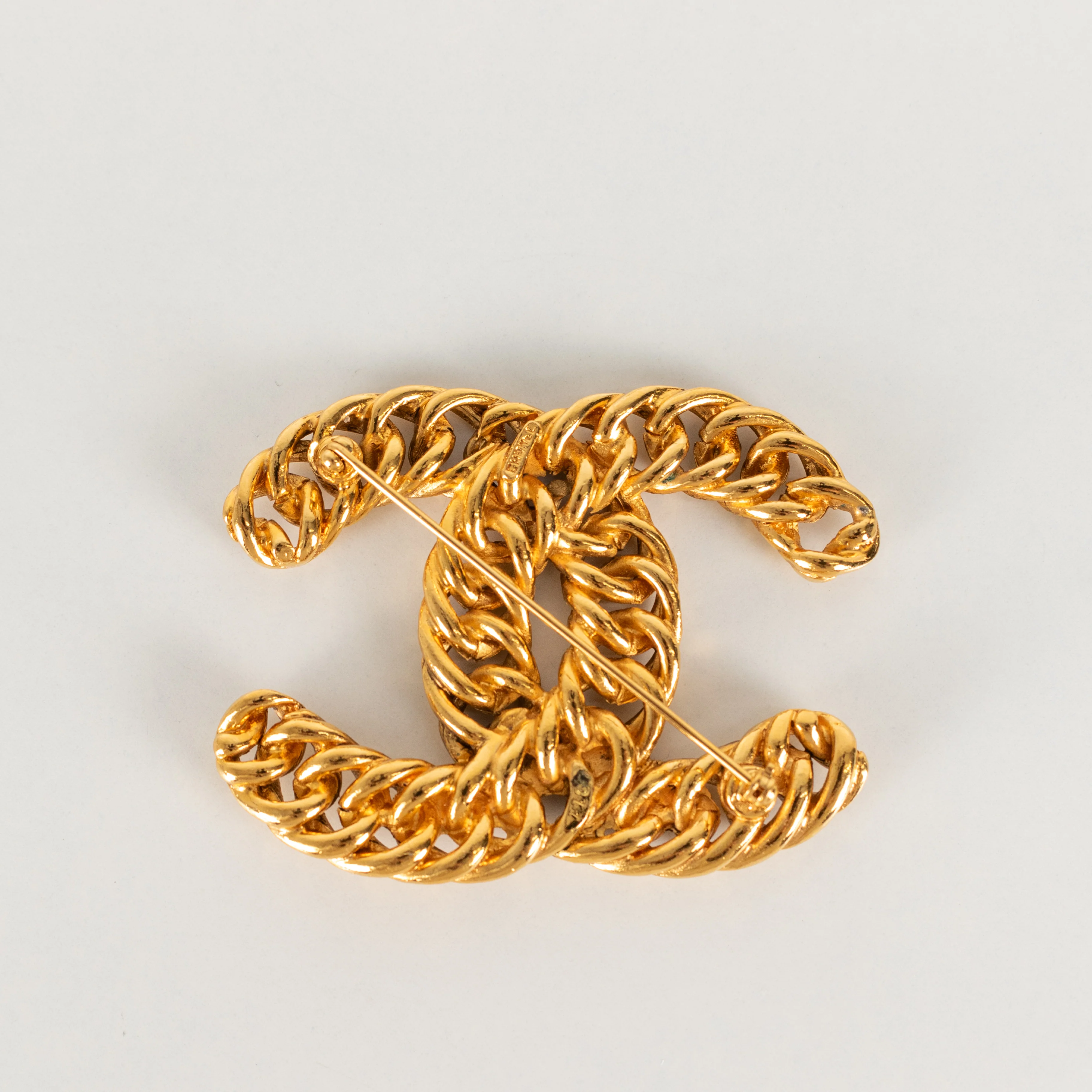 Chanel Braided Chunky CC Brooch 1107 Icon Series - Image 3