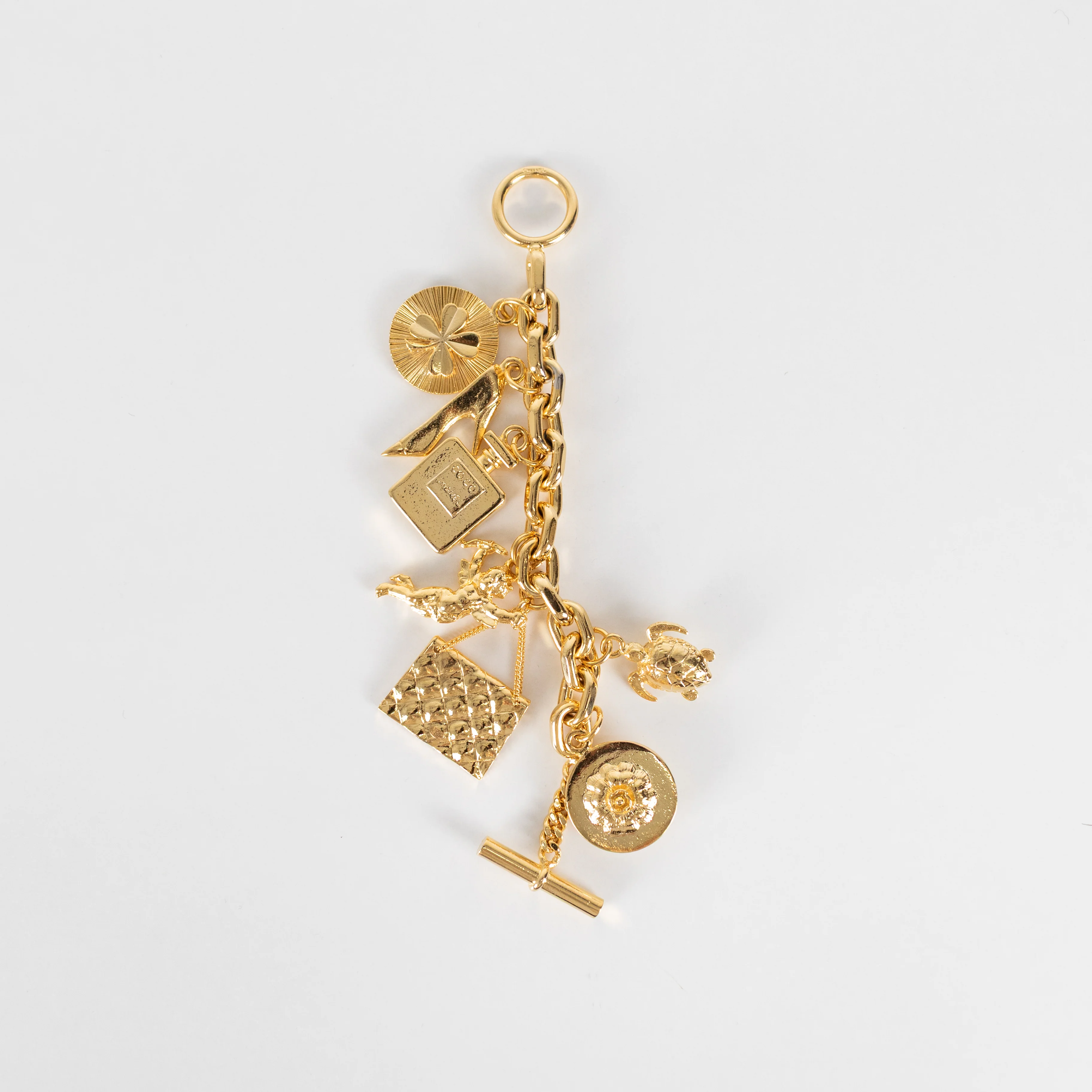 Chanel Gold Chunky Charm Bracelet - Image 6