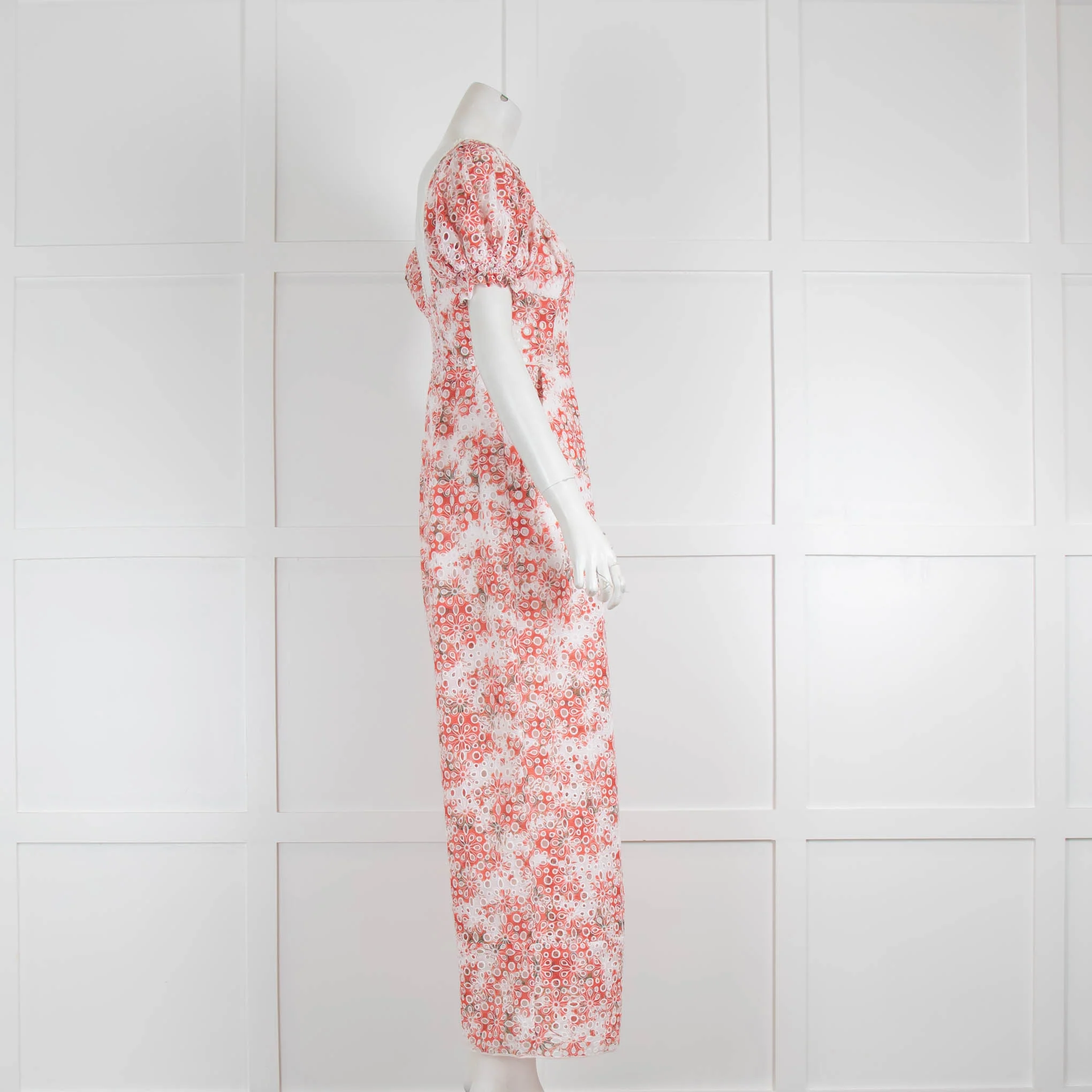 Charo Ruiz Floral Broderie Anglaise Jumpsuit - Image 2