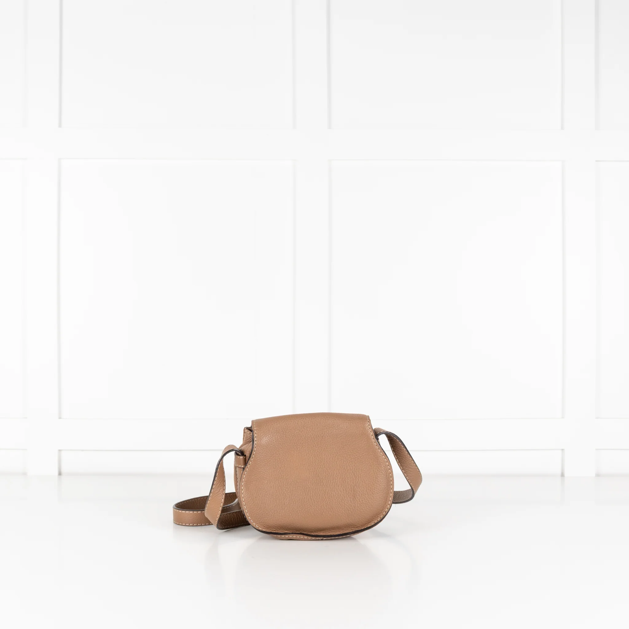 Chloe Beige Mini Marcie Cross Body Bag - Image 7