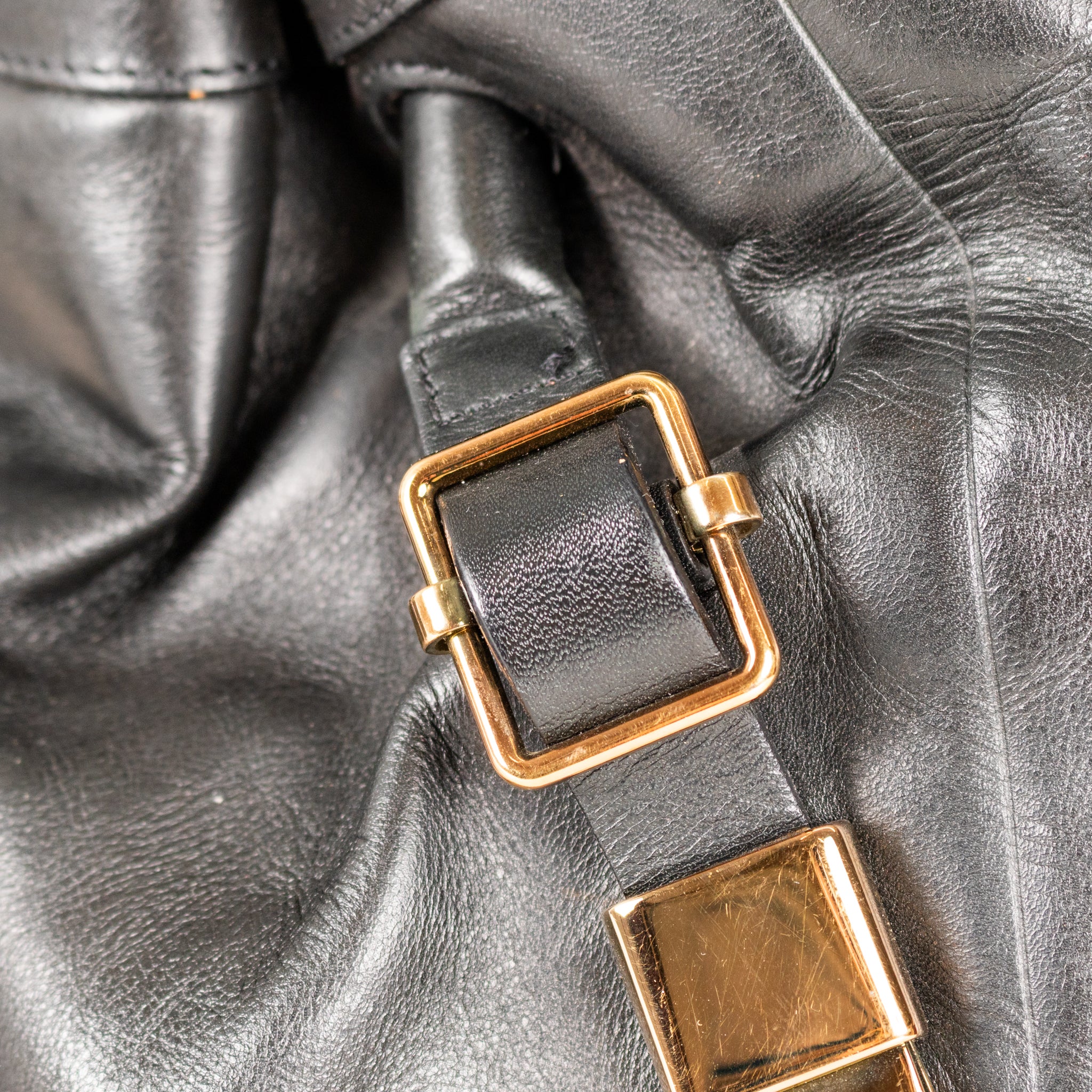 Chloe Black Leather Victoria Handbag - Image 8