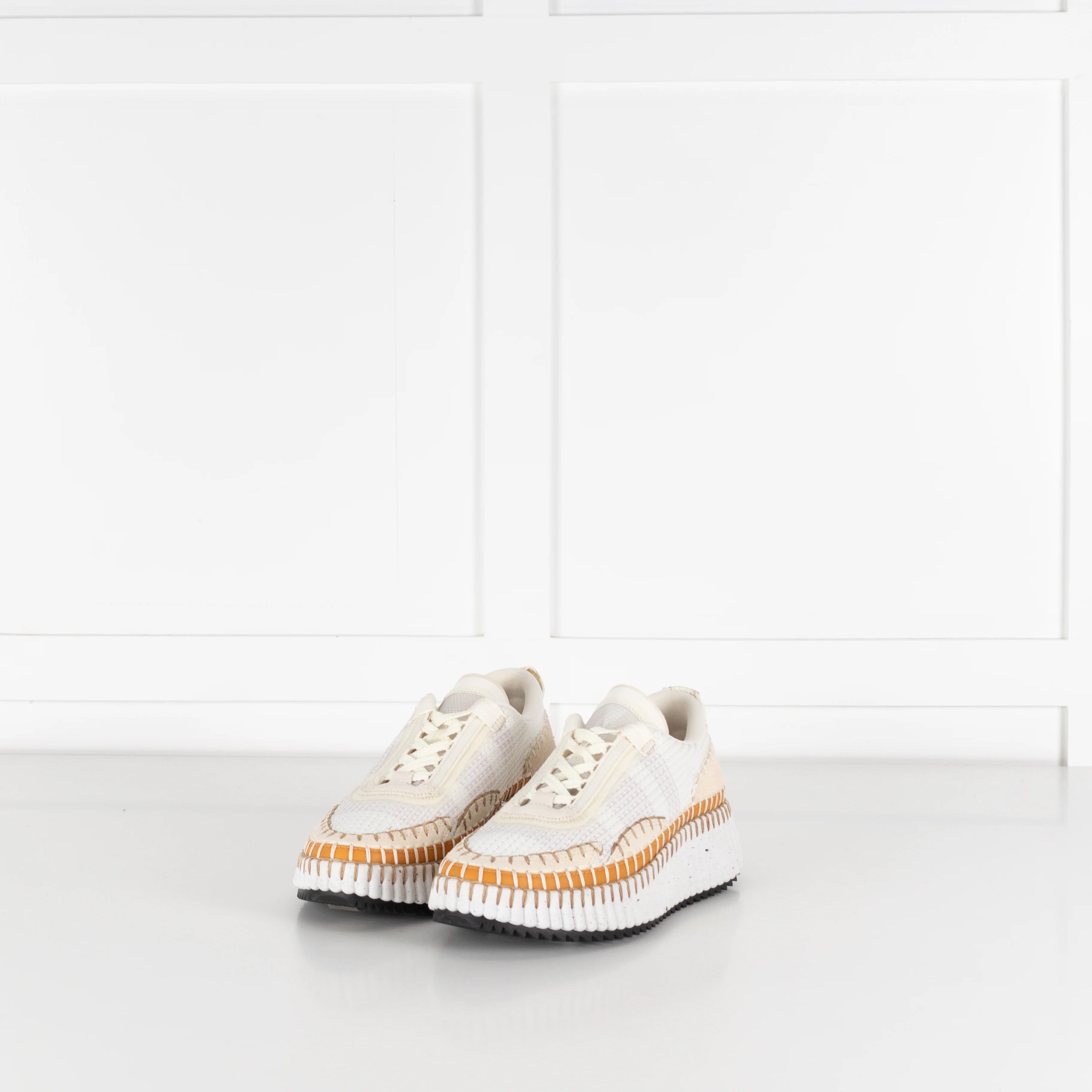 Chloe Cream And Tan  Nama Trainers