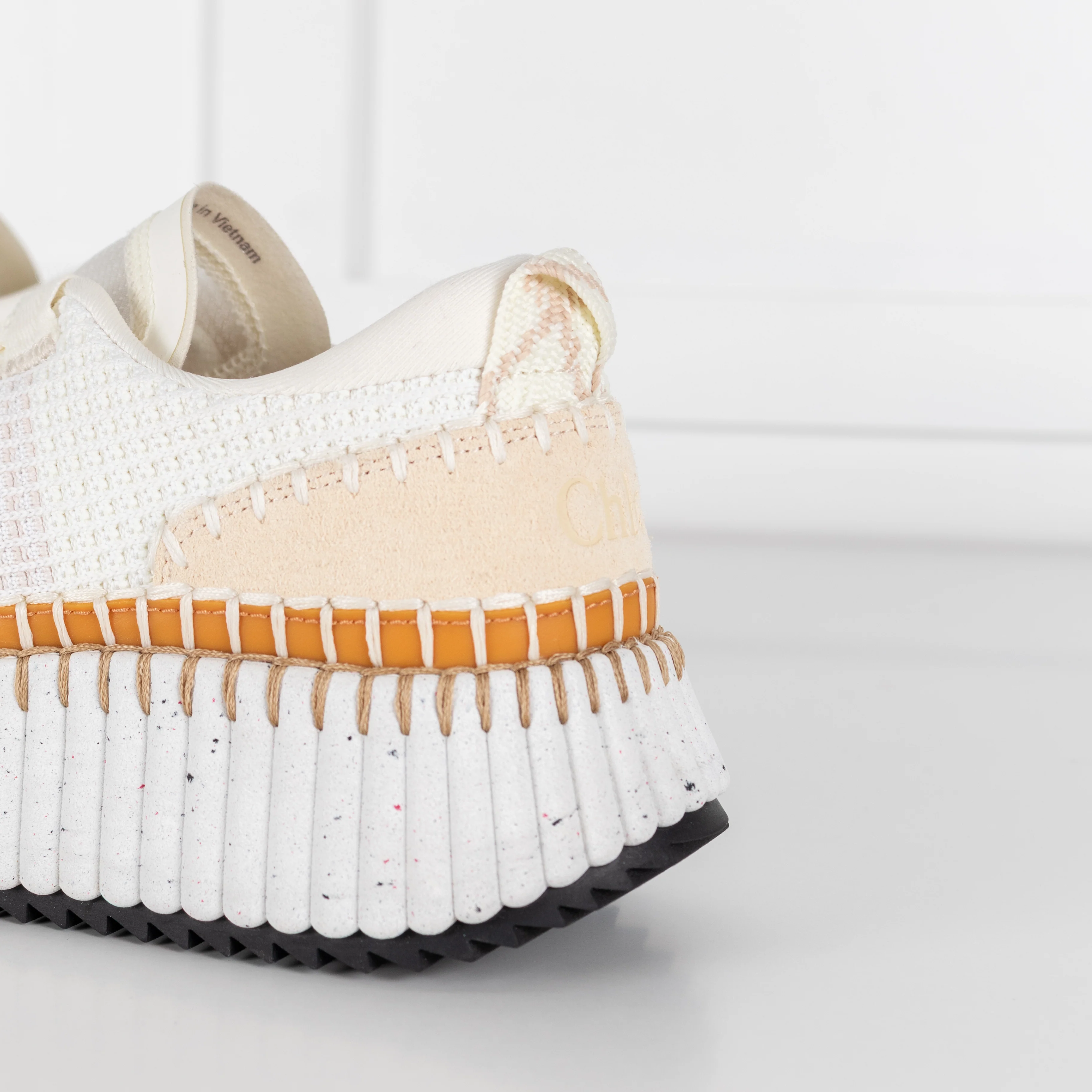 Chloe Cream And Tan  Nama Trainers - Image 10