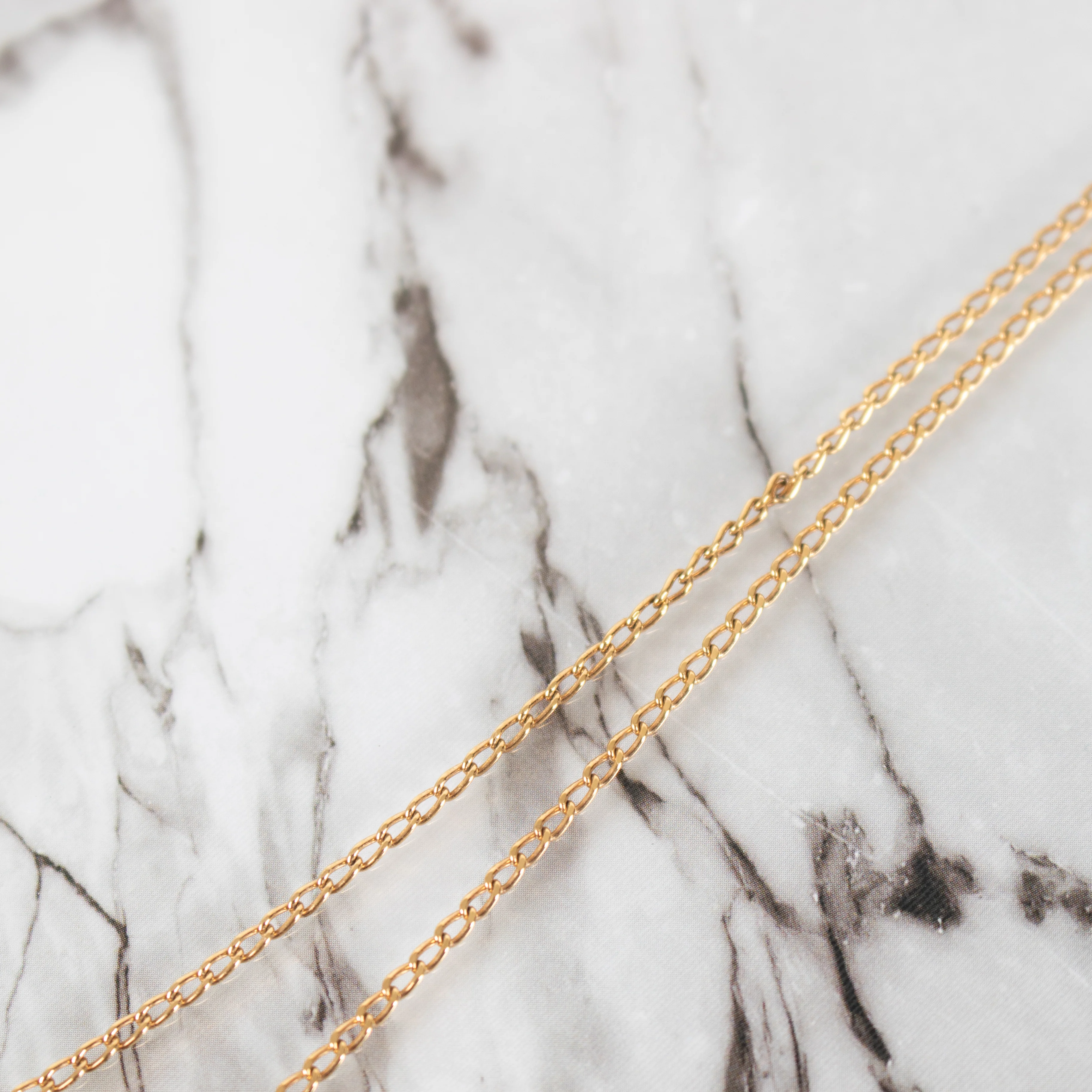 Chloe Femeniste Gold Tone Silhouette Necklace - Image 7
