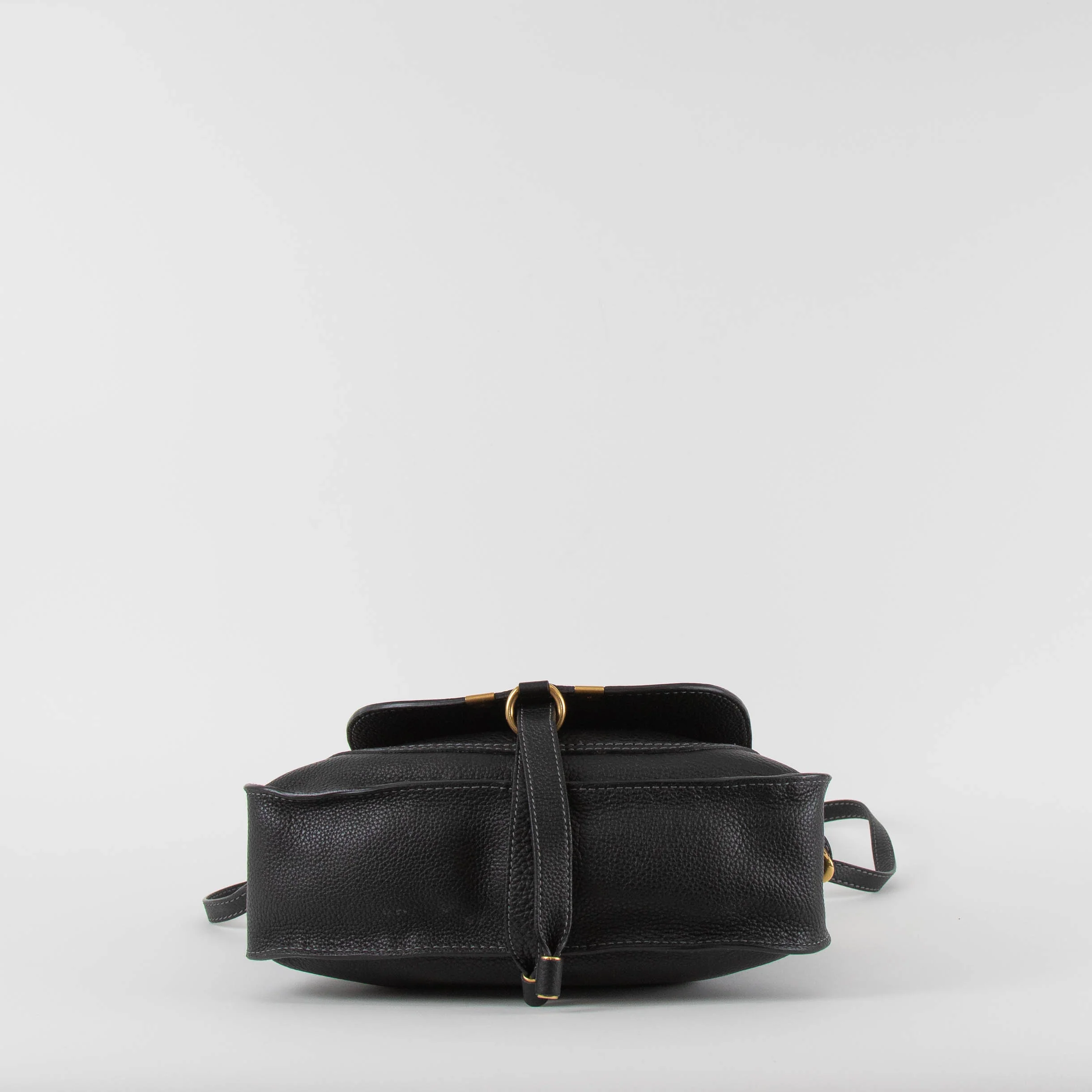 Chloe Marcie Small Black Leather Bag - Image 6