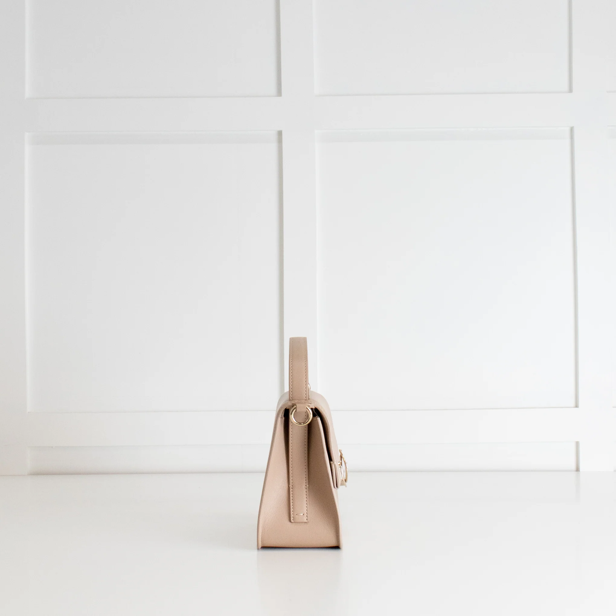Chloé Powder Beige Small Top Handle Bag - Image 3