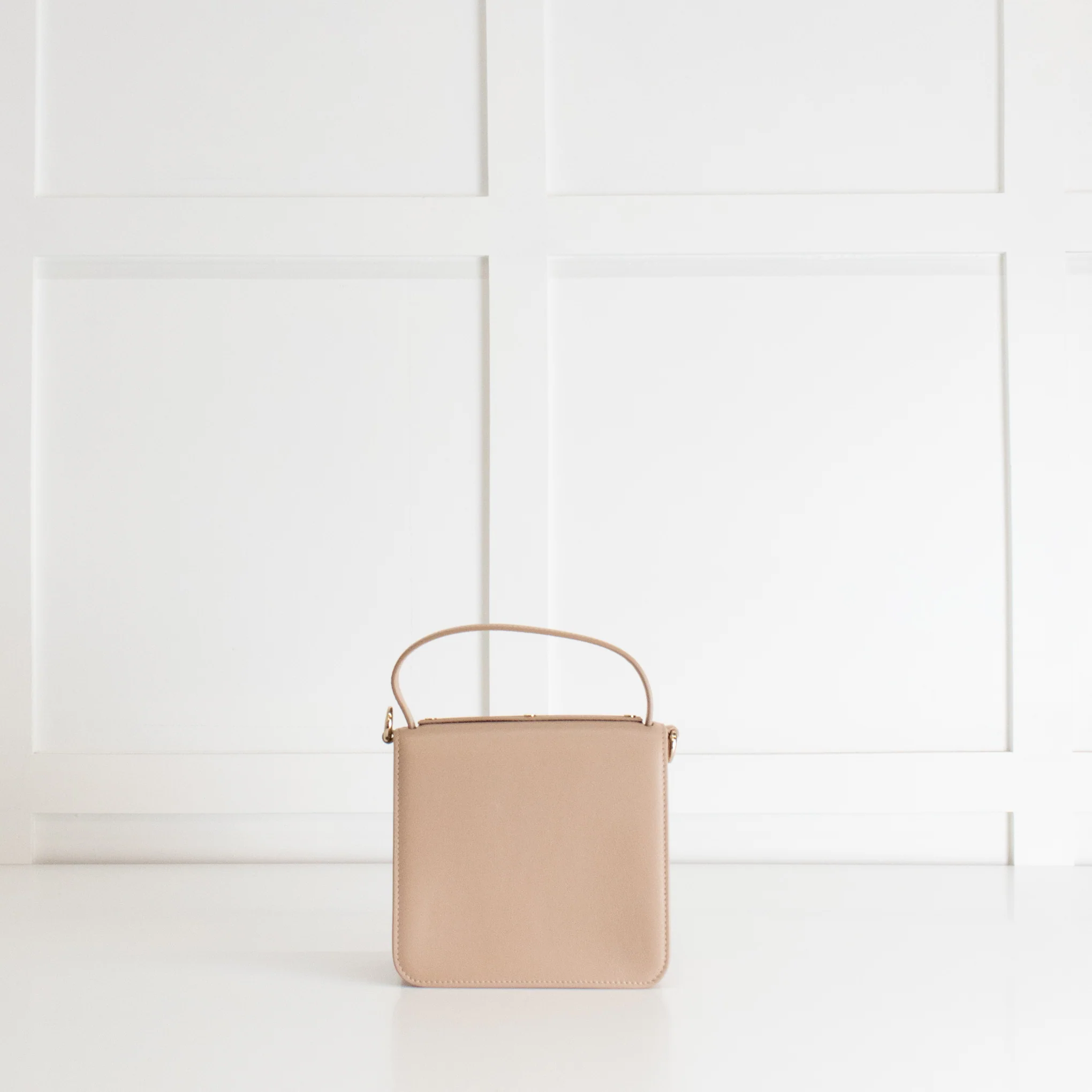 Chloé Powder Beige Small Top Handle Bag - Image 4