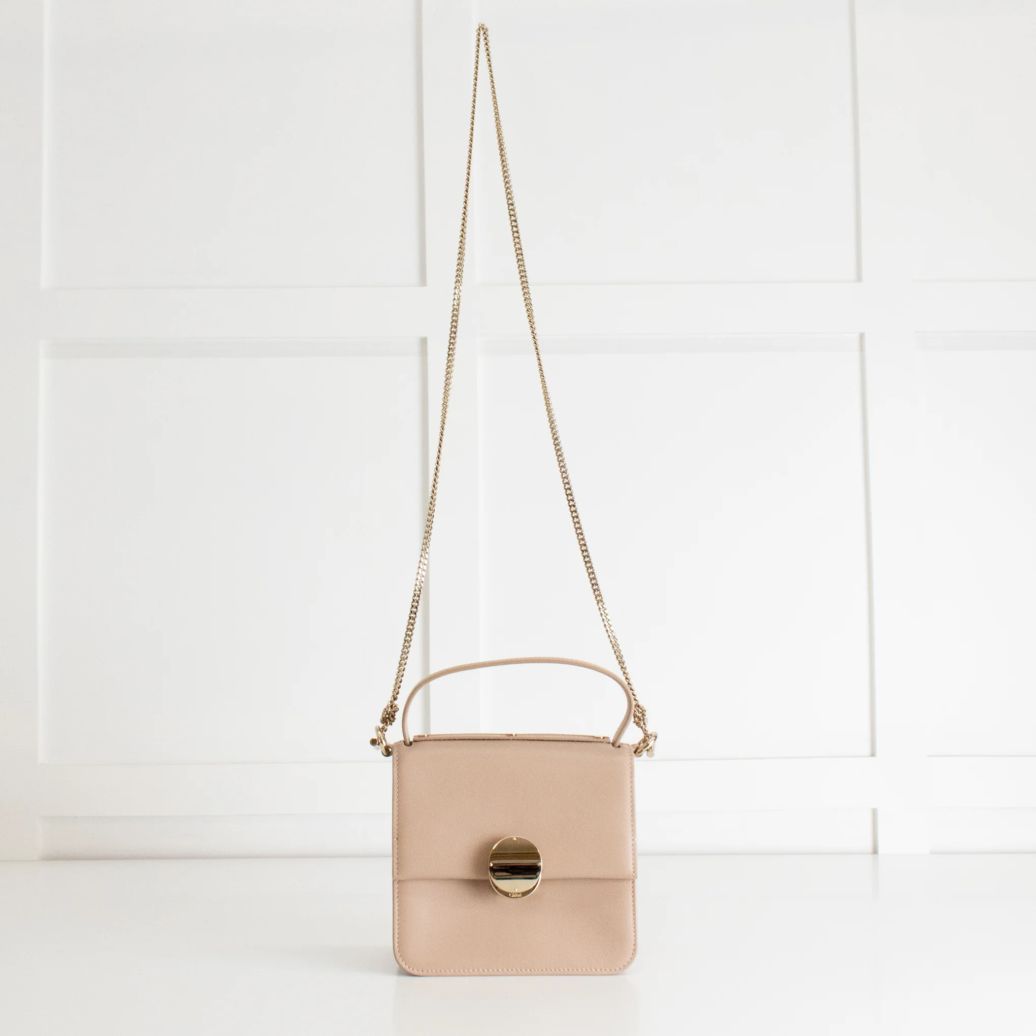 Chloé Powder Beige Small Top Handle Bag - Image 7
