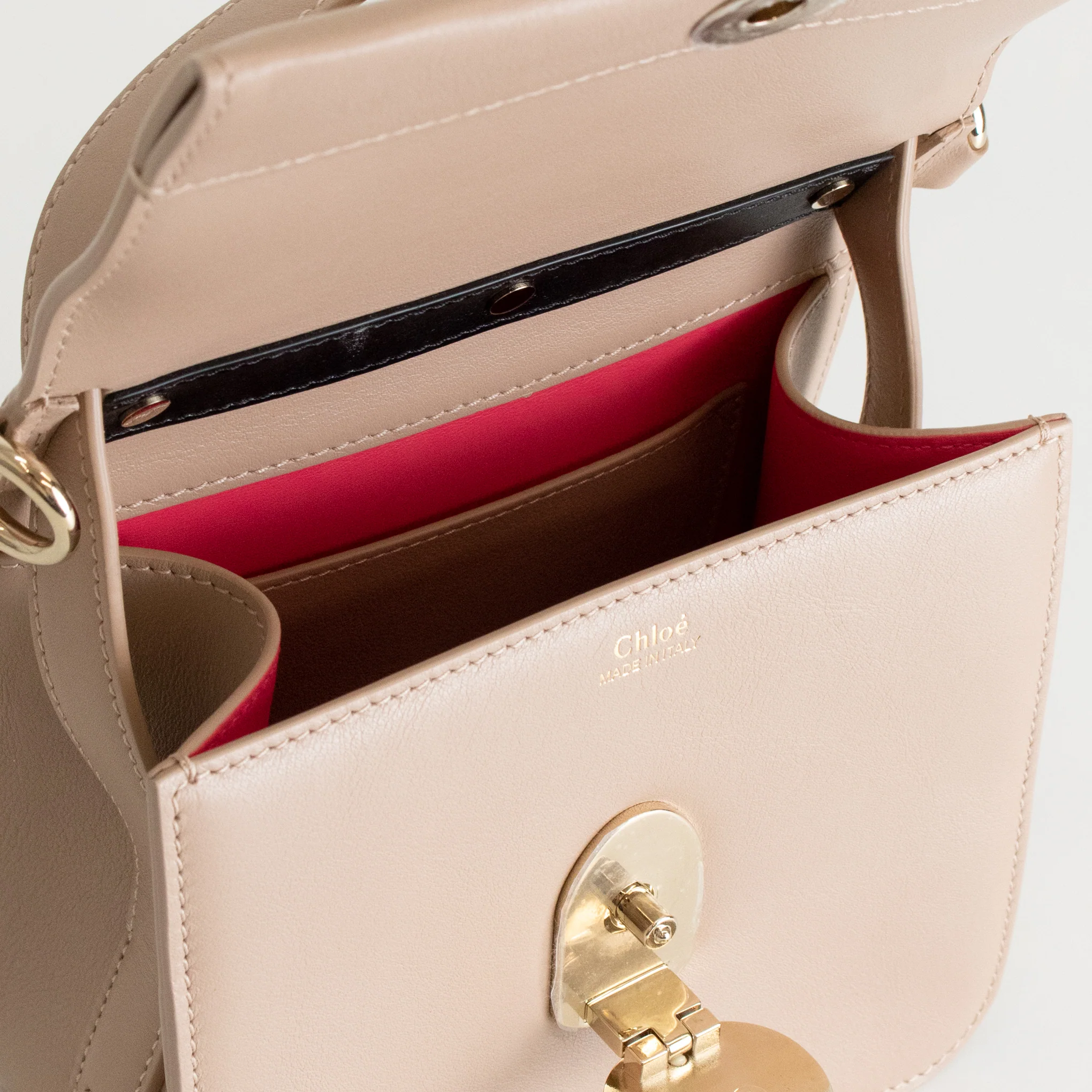 Chloé Powder Beige Small Top Handle Bag - Image 9