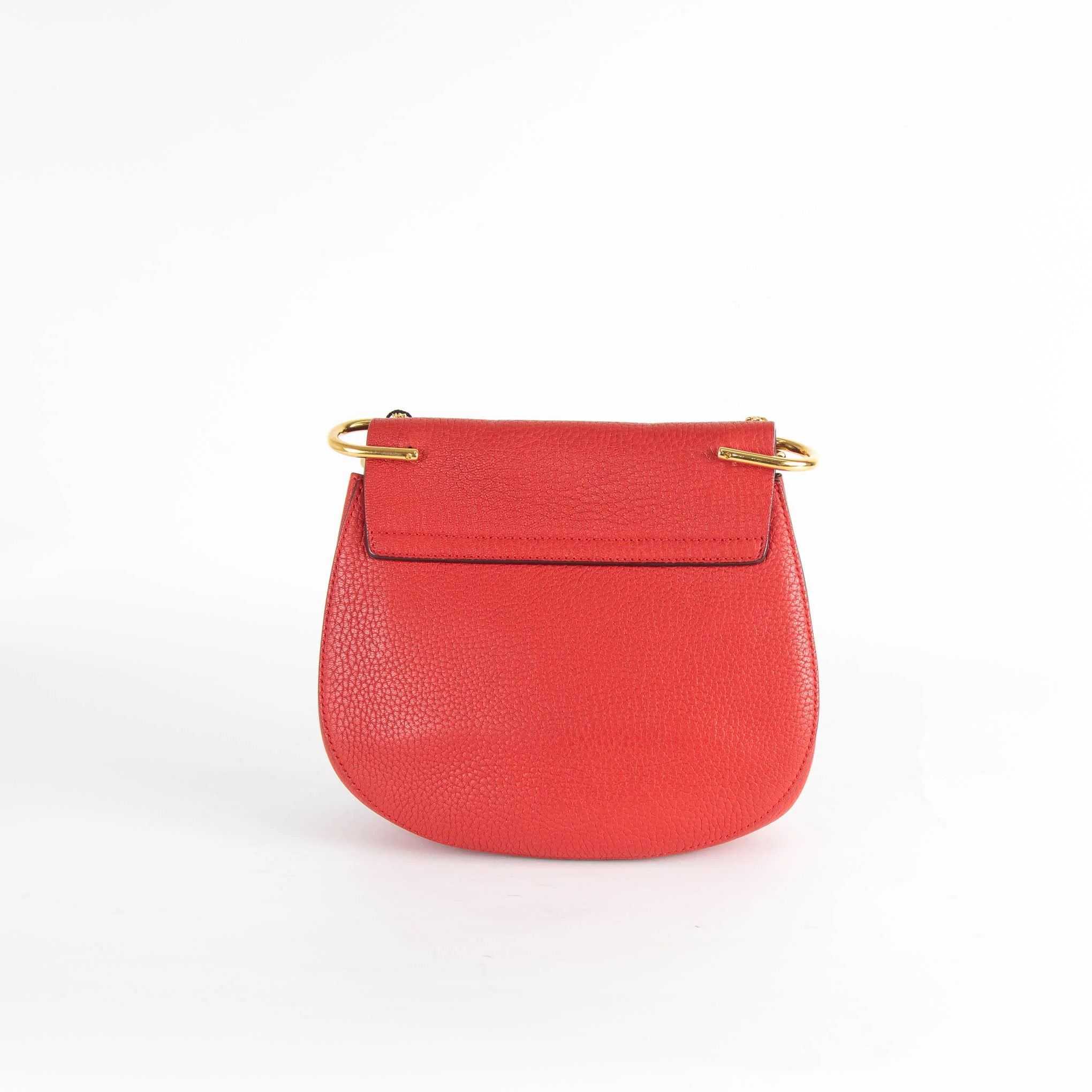 Chloe Red Drew Small Shoulder Bag - Image 4