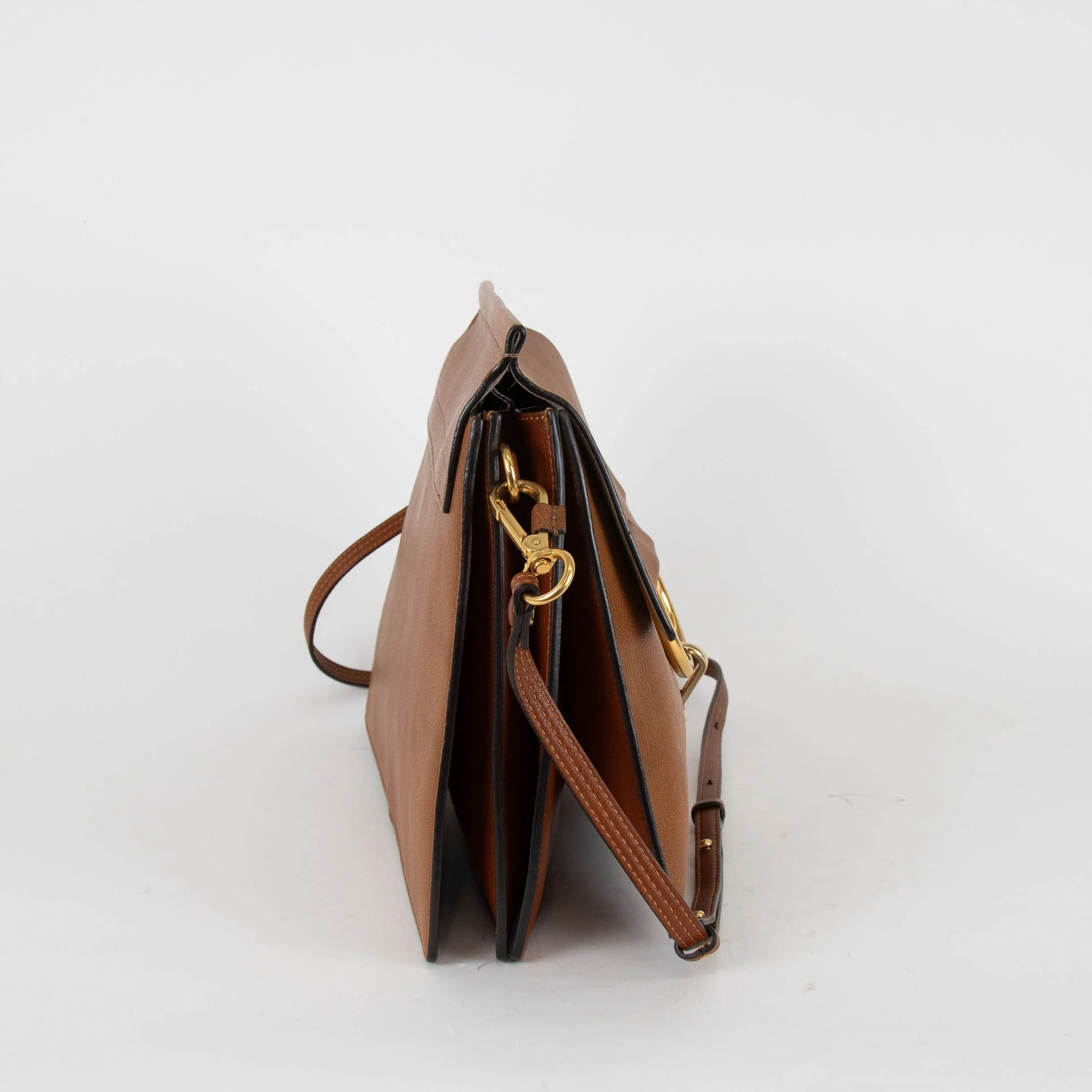 Chloe Tan Leather Faye Crossbody Bag - Image 4