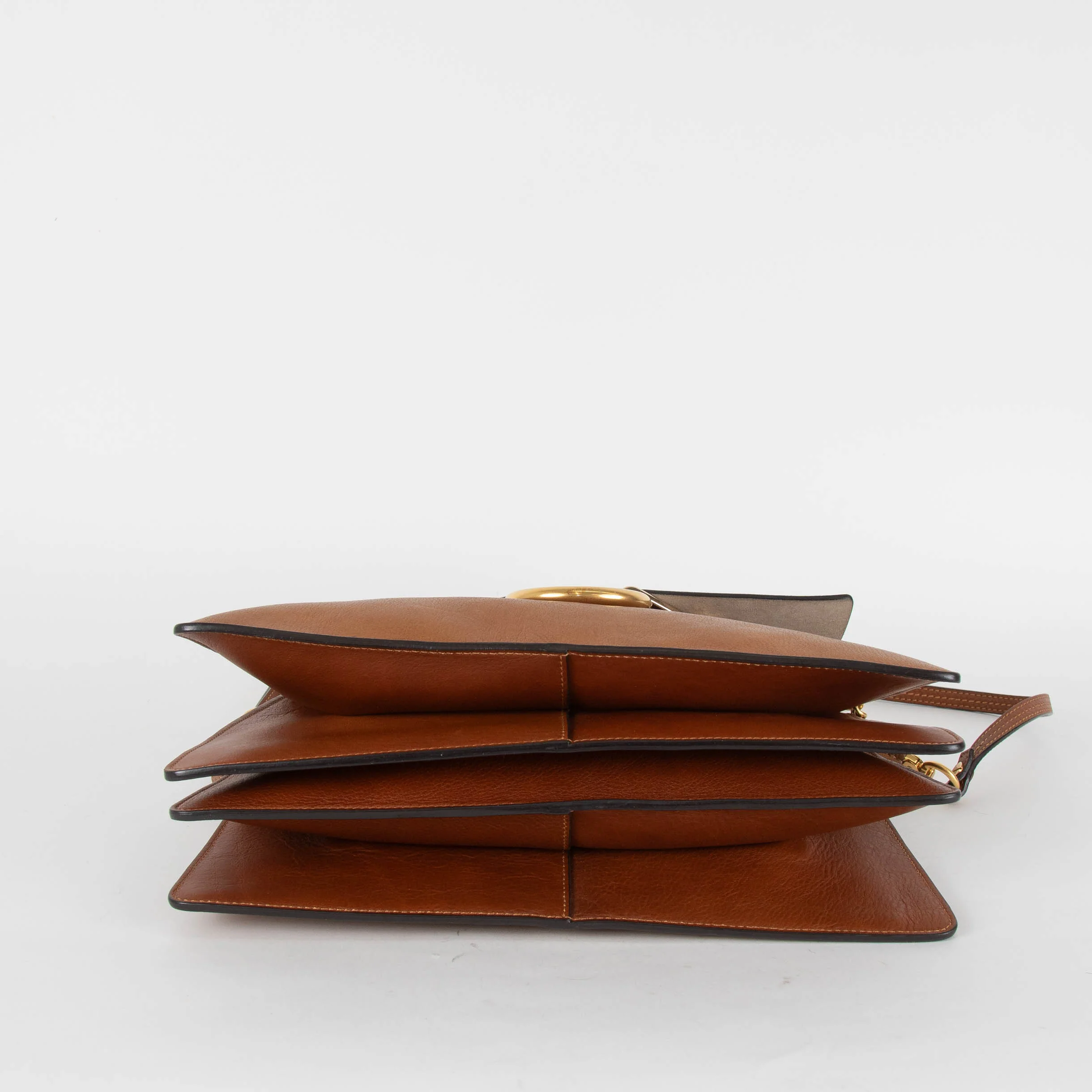 Chloe Tan Leather Faye Crossbody Bag - Image 7