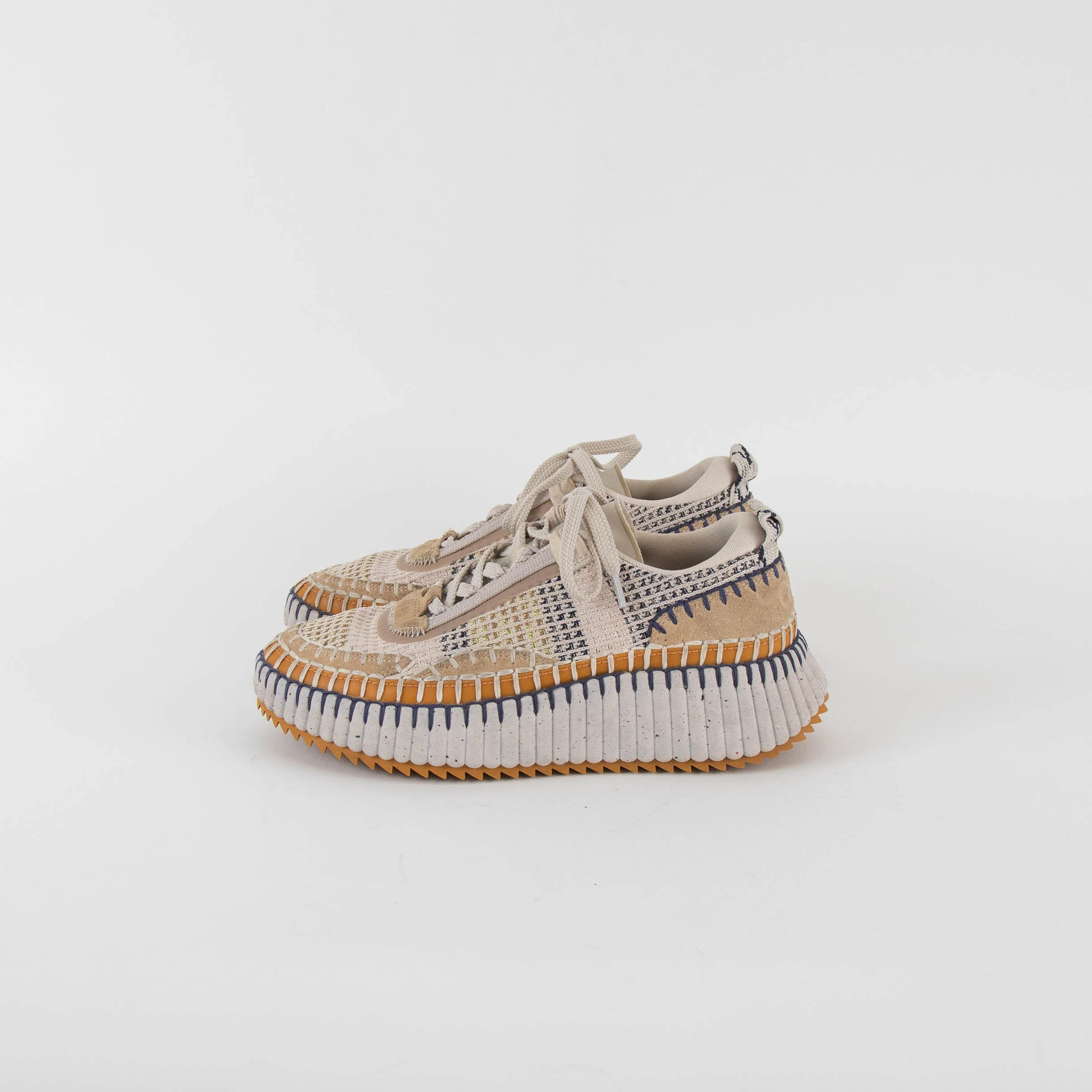 Choe Nama Embroidered Trainer - Image 3