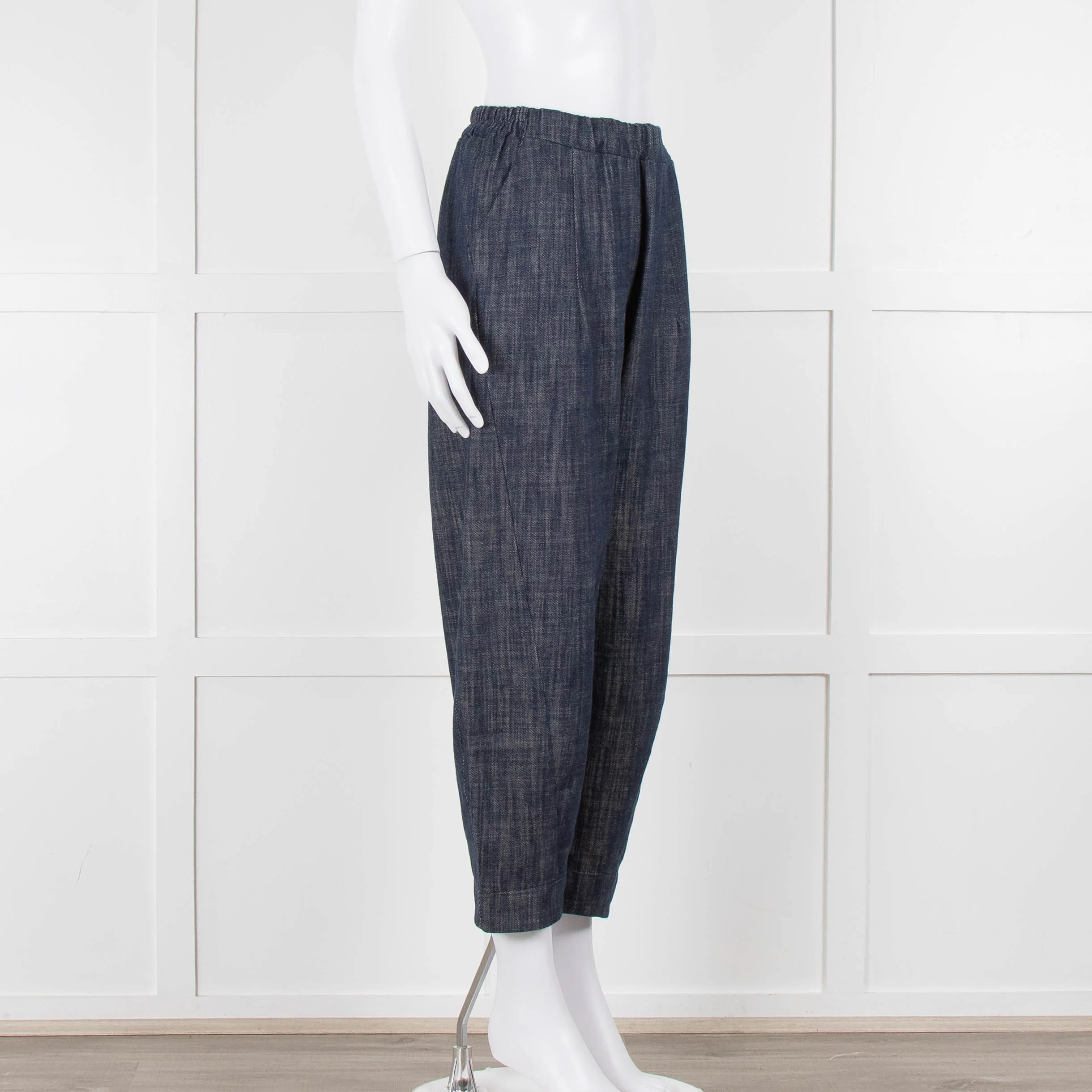 Choice Chambray Barrel Leg Pull On Trousers - Image 2