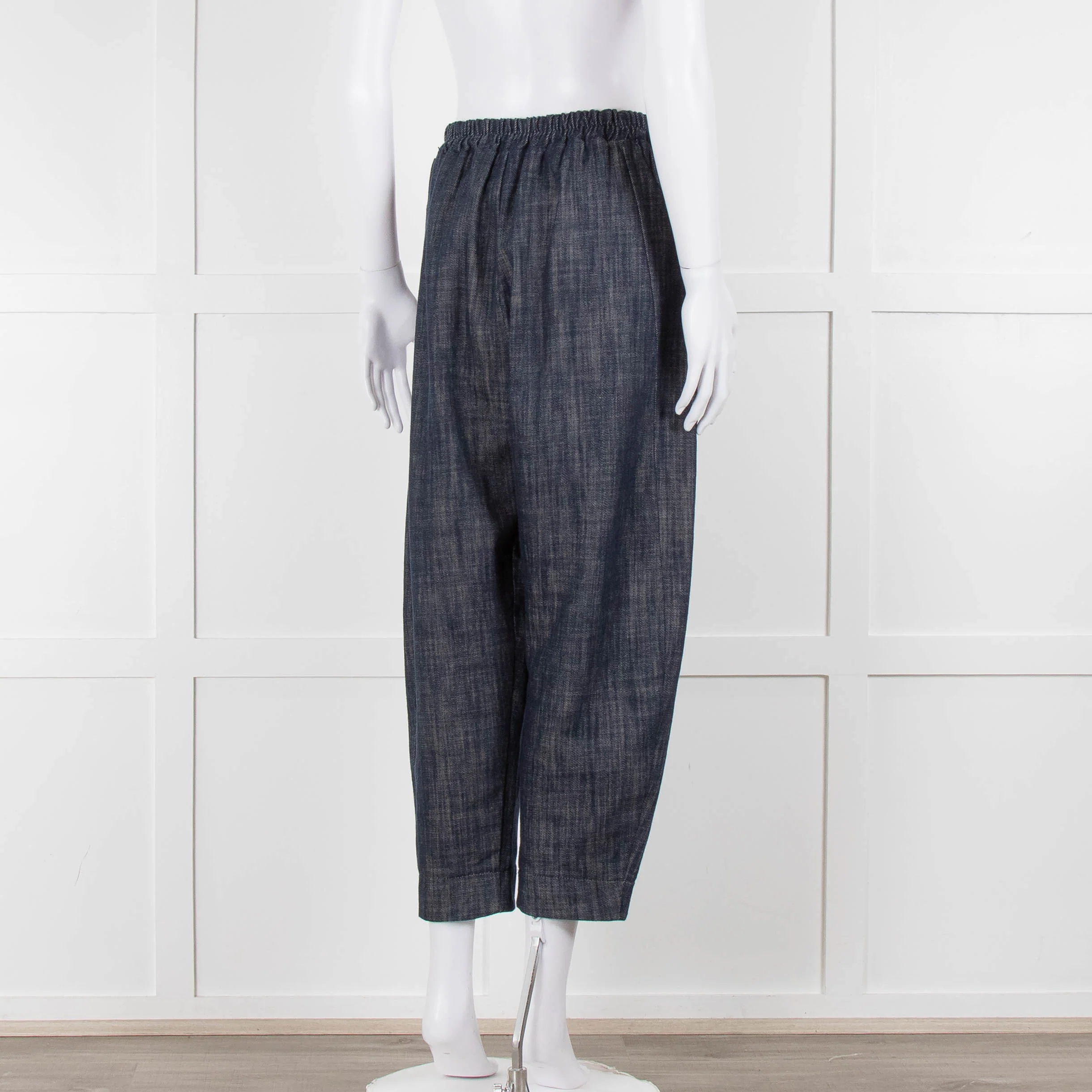 Choice Chambray Barrel Leg Pull On Trousers - Image 4