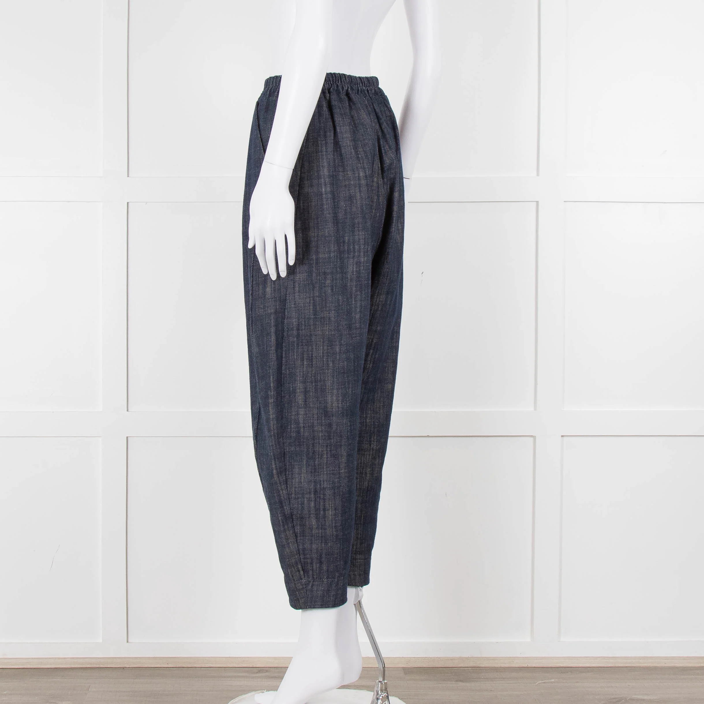Choice Chambray Barrel Leg Pull On Trousers - Image 6