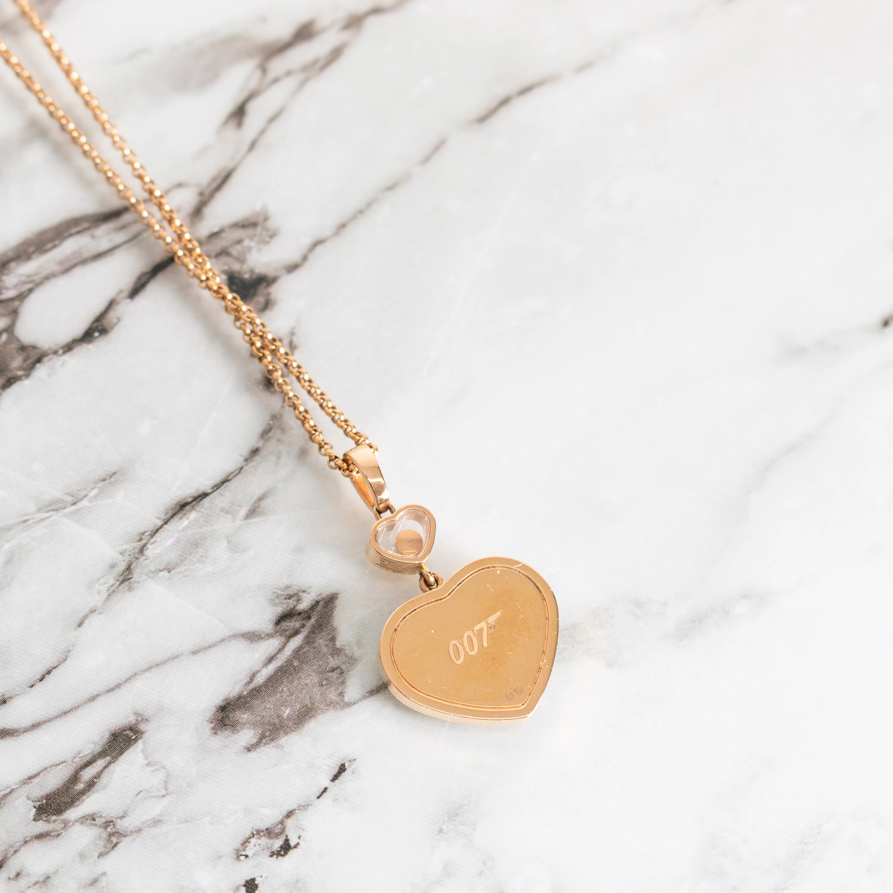 Chopard Rose Gold Happy Hearts Necklace 007 Limited Edition - Image 11