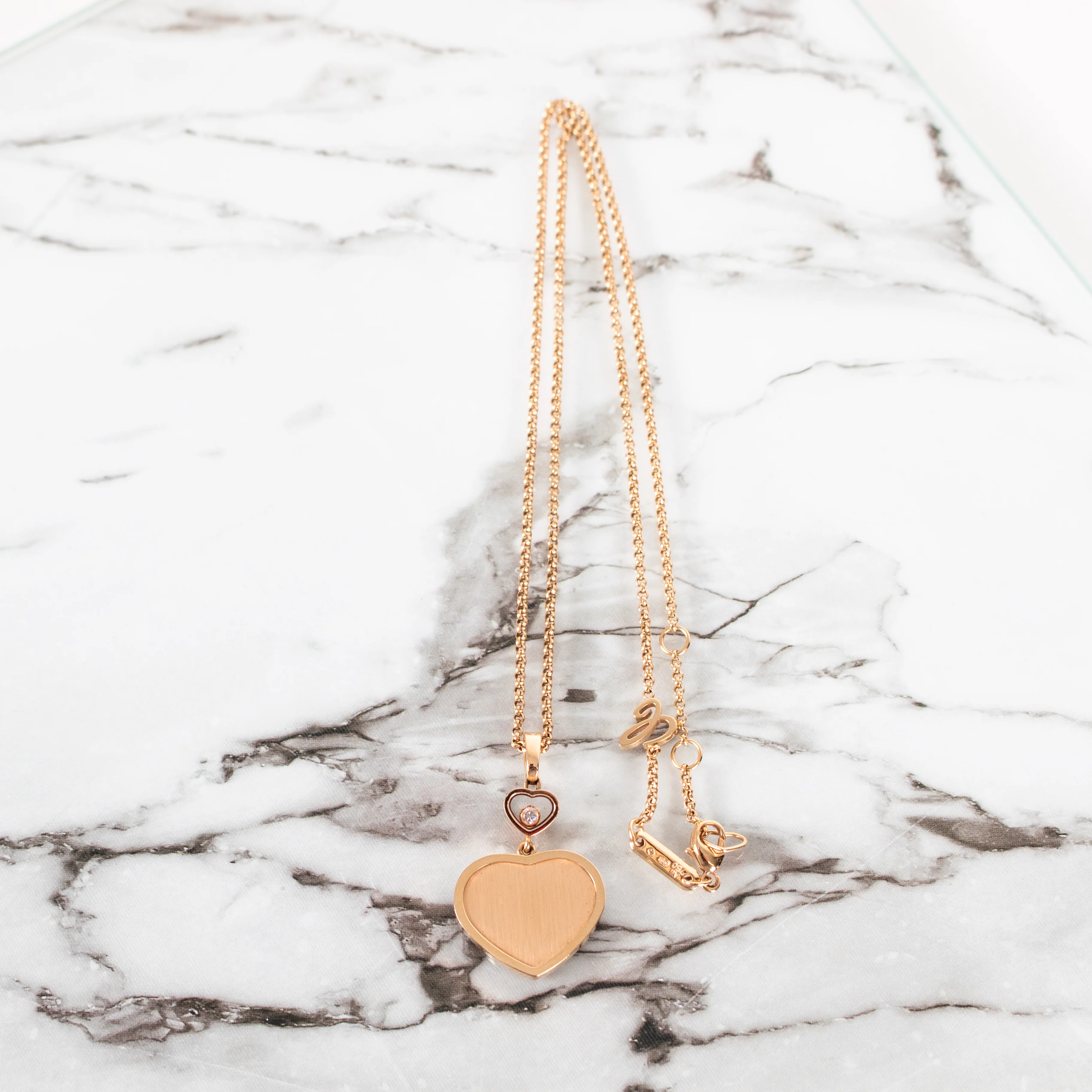 Chopard Rose Gold Happy Hearts Necklace 007 Limited Edition - Image 8