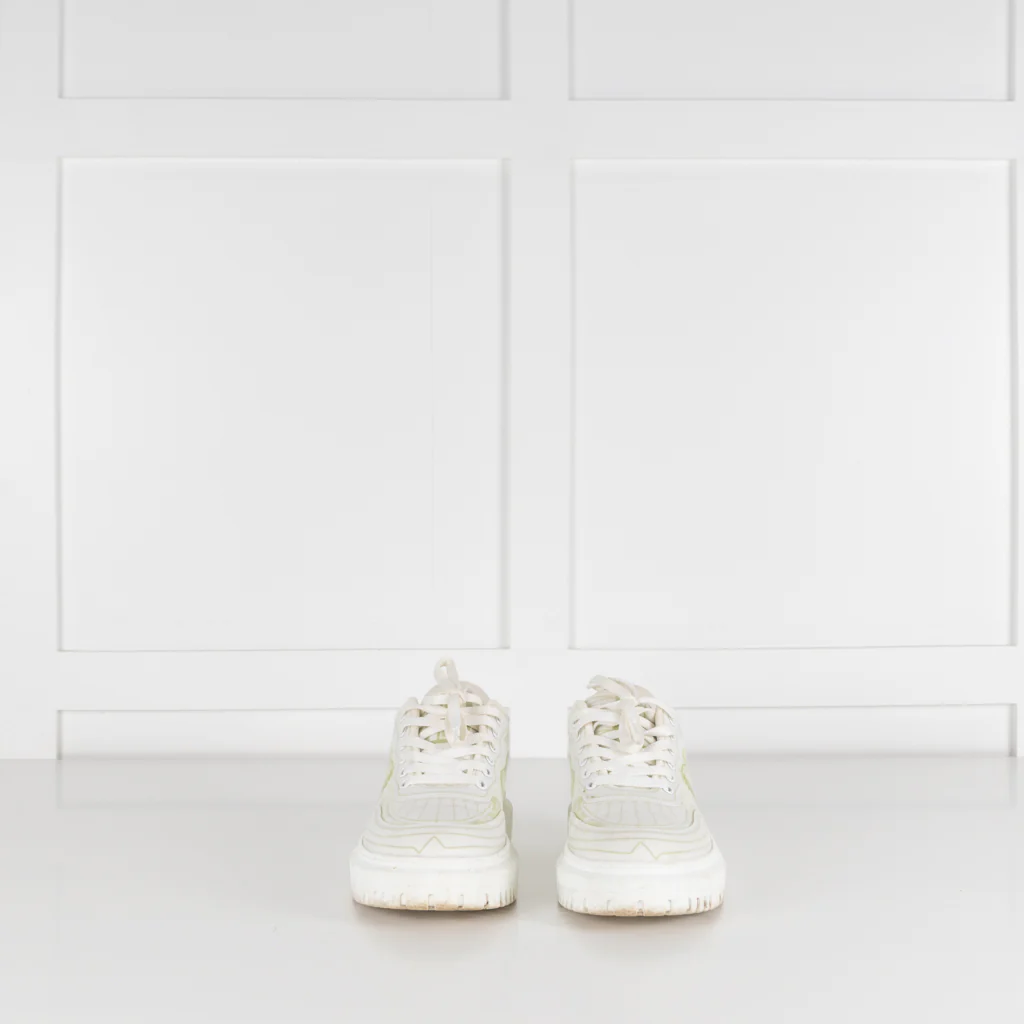 Christian Dior Addict White/Lime Sneakers - Image 3
