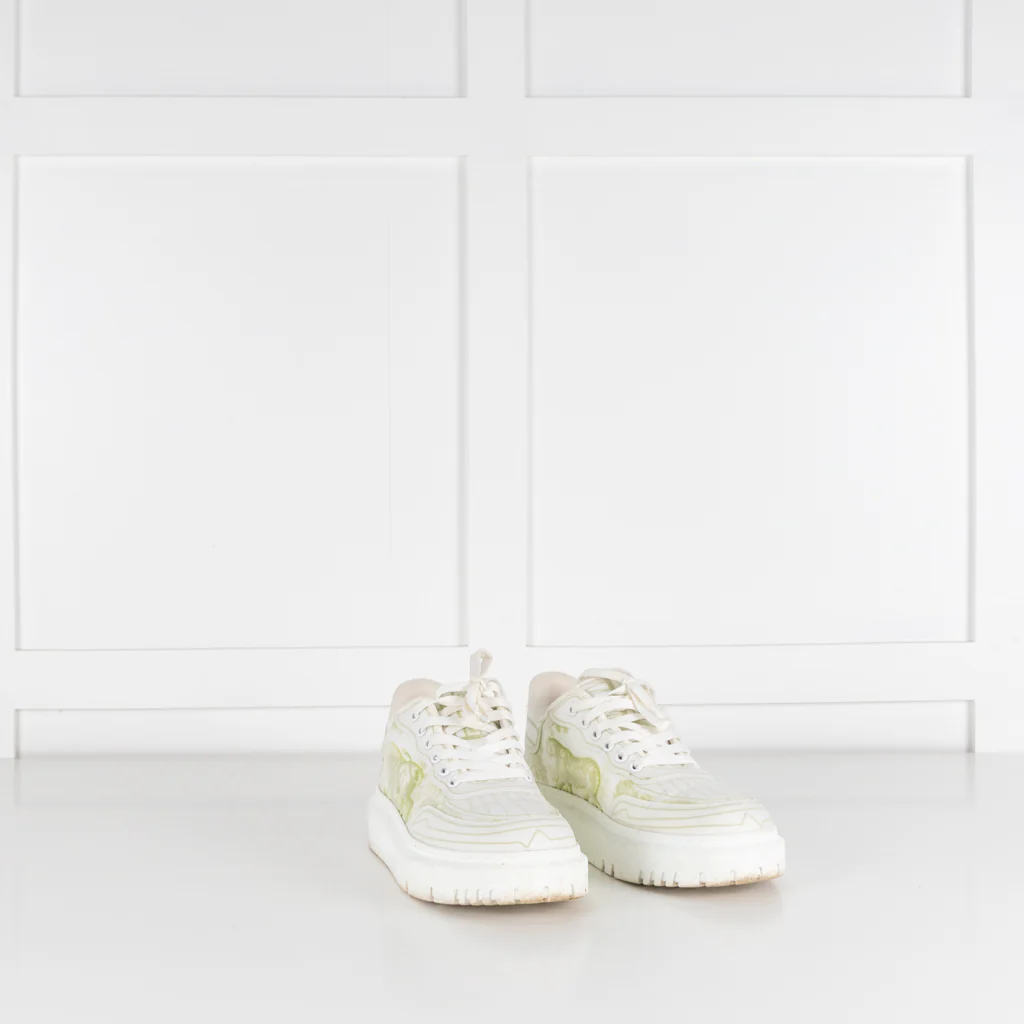 Christian Dior Addict White/Lime Sneakers - Image 7