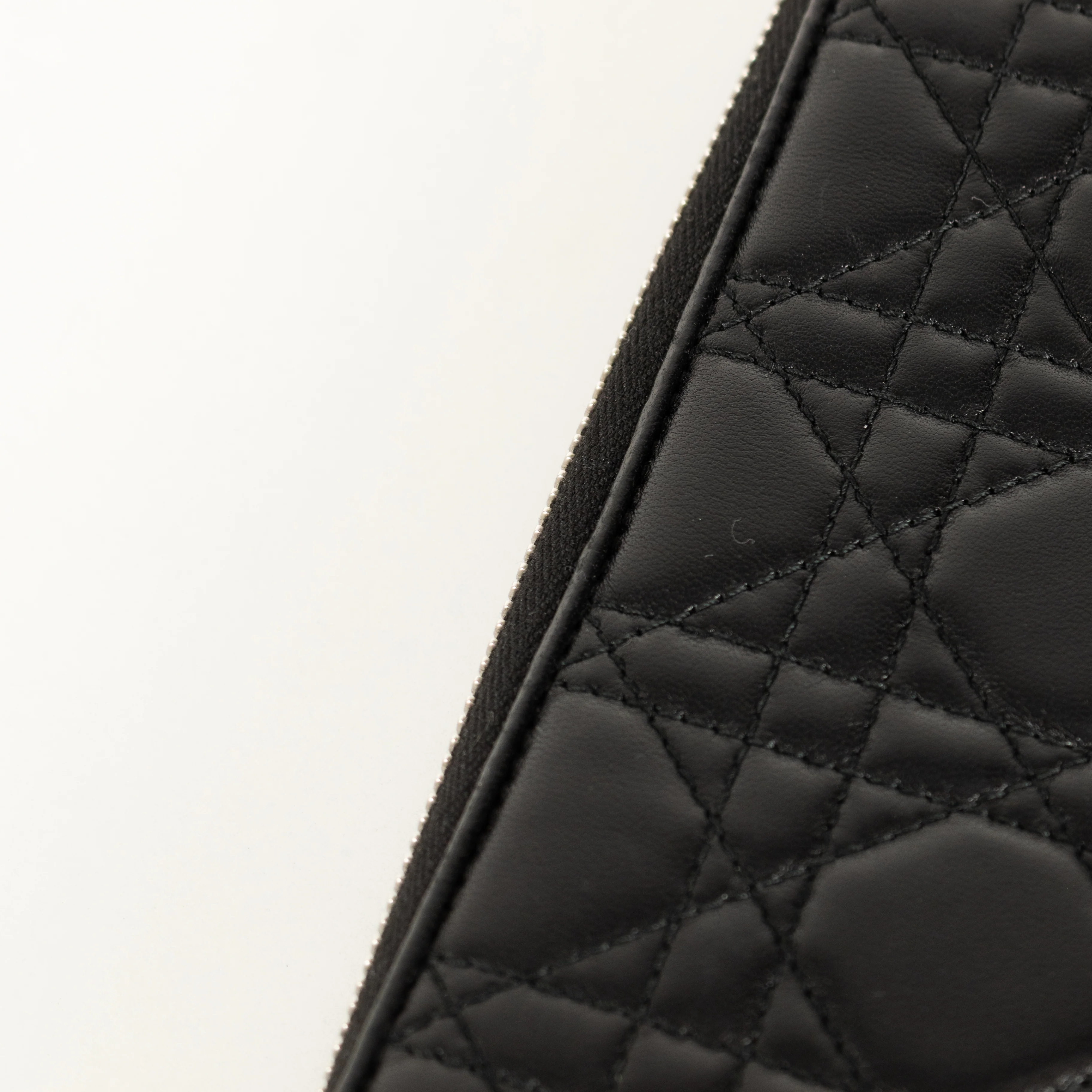 Christian Dior Black Cannage Lady Dior Wallet - Image 11