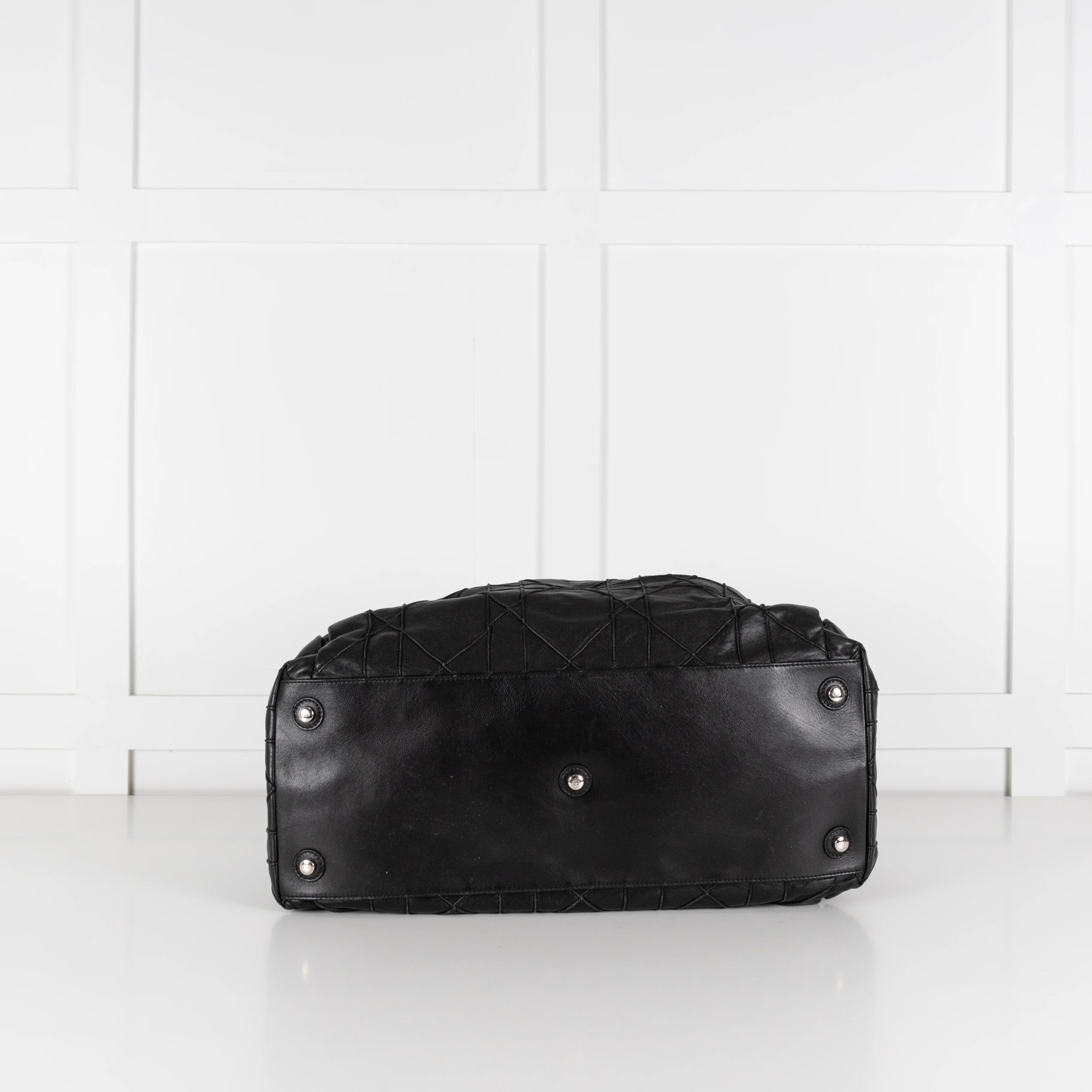 Christian Dior Black Le Trente Cannage Leather Tote Bag - Image 10